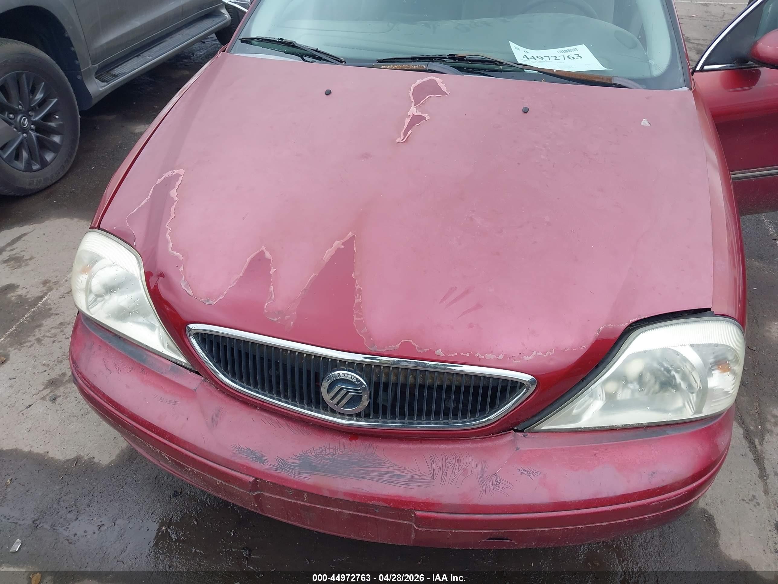 2002 Mercury Sable Gs Красный vin: 1MEFM50U32G610126