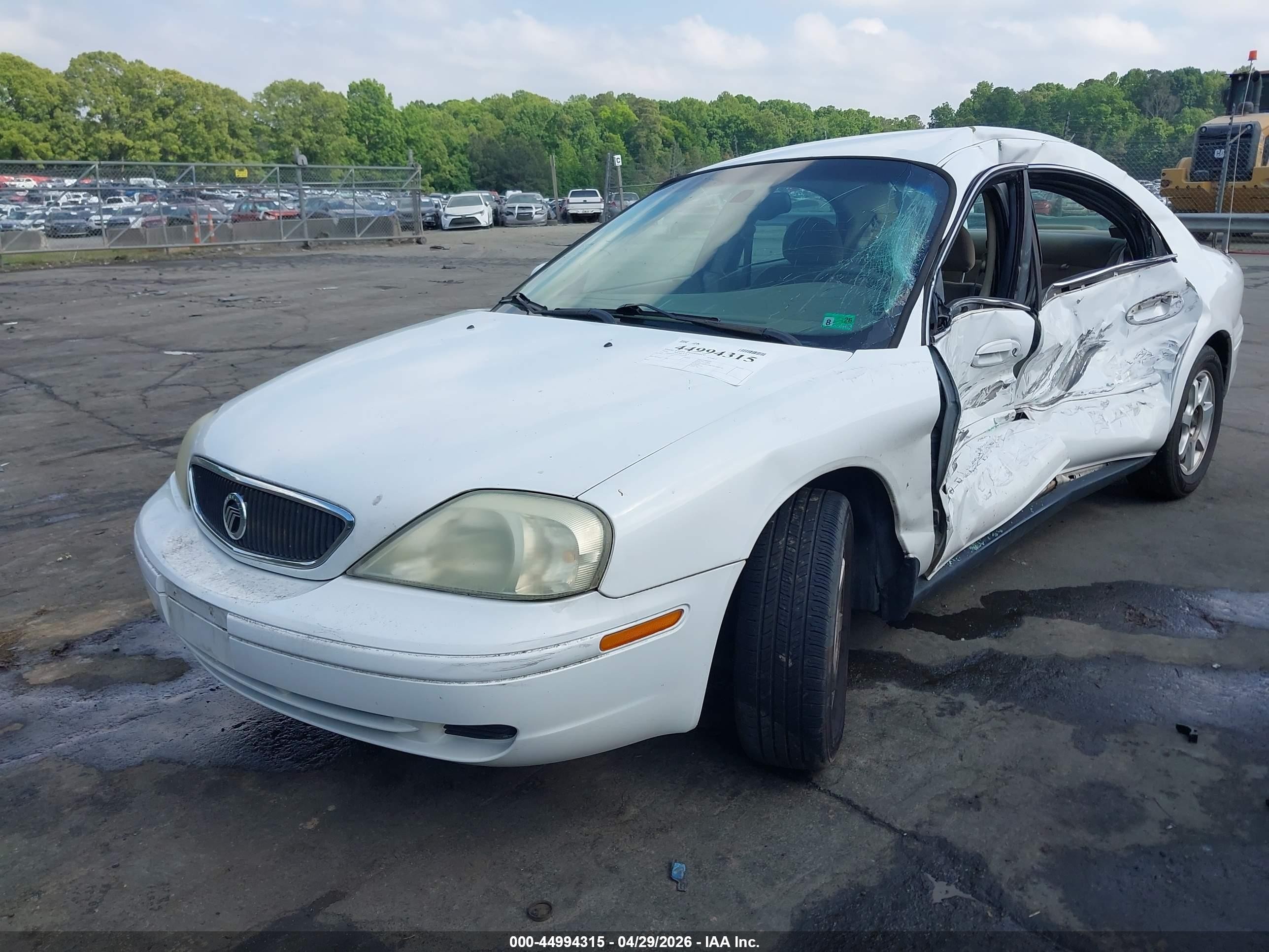 2003 Mercury Sable Gs White vin: 1MEFM50U33A609630