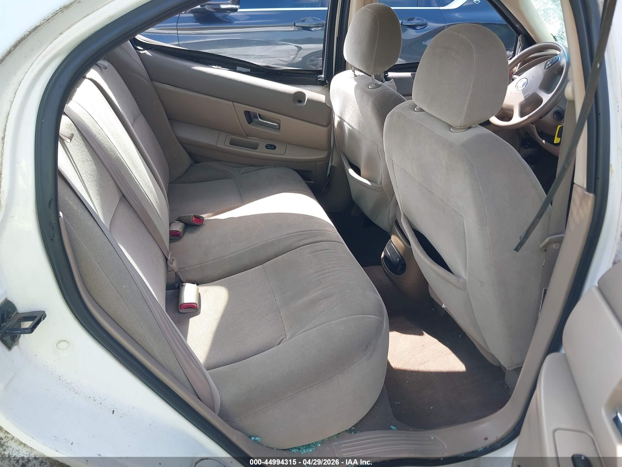 2003 Mercury Sable Gs White vin: 1MEFM50U33A609630
