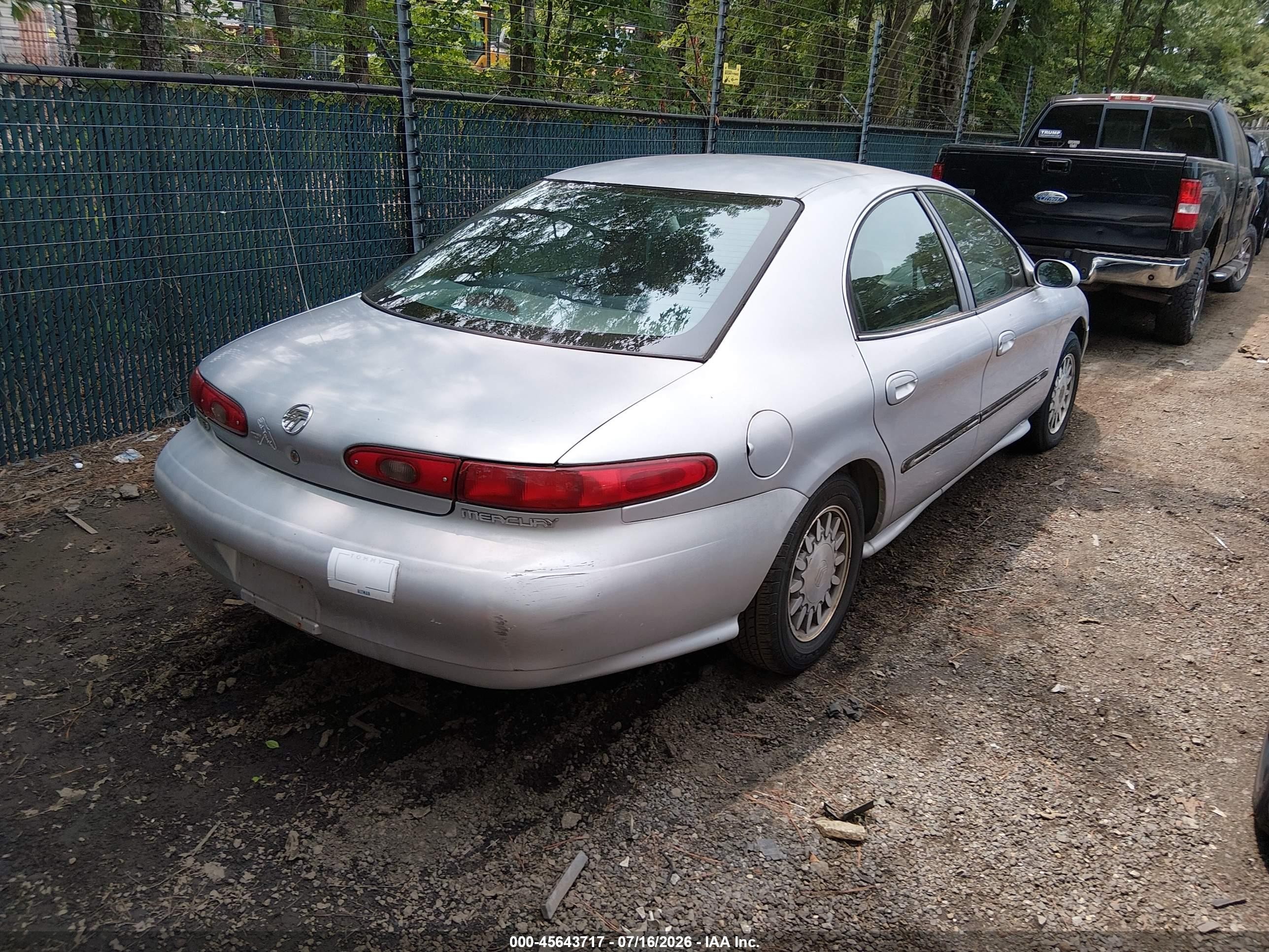 1998 Mercury Sable Gs/ls Silver vin: 1MEFM50U3WA634323