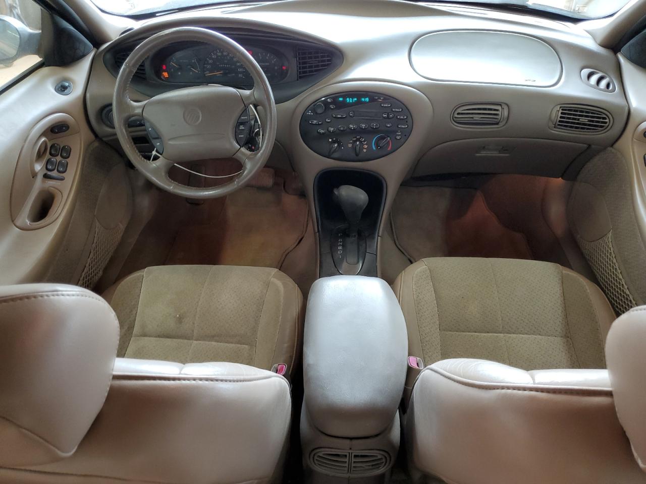 1998 Mercury Sable Gs Green vin: 1MEFM50U3WA635326
