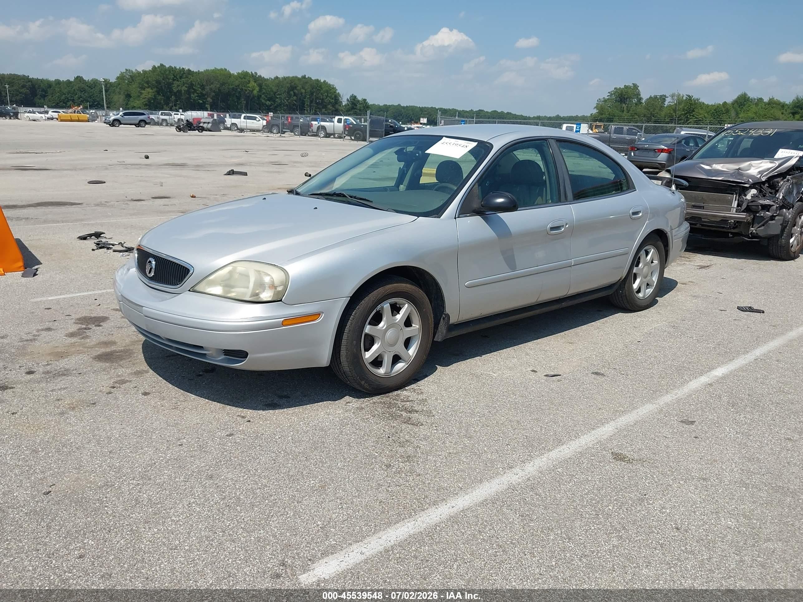 2003 Mercury Sable Gs Silver vin: 1MEFM50U43G629110