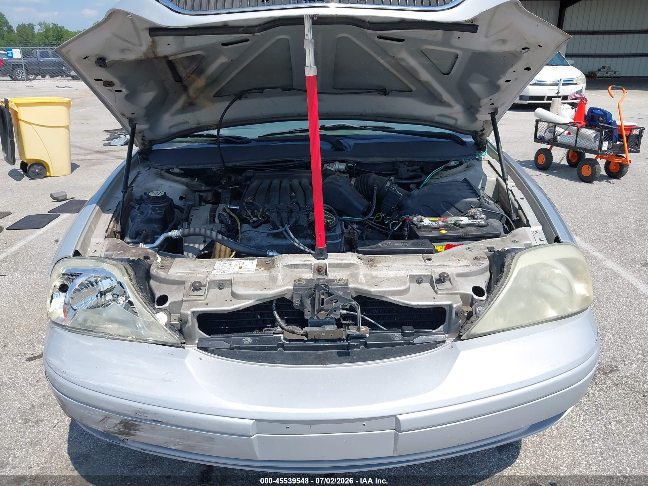2003 Mercury Sable Gs Silver vin: 1MEFM50U43G629110