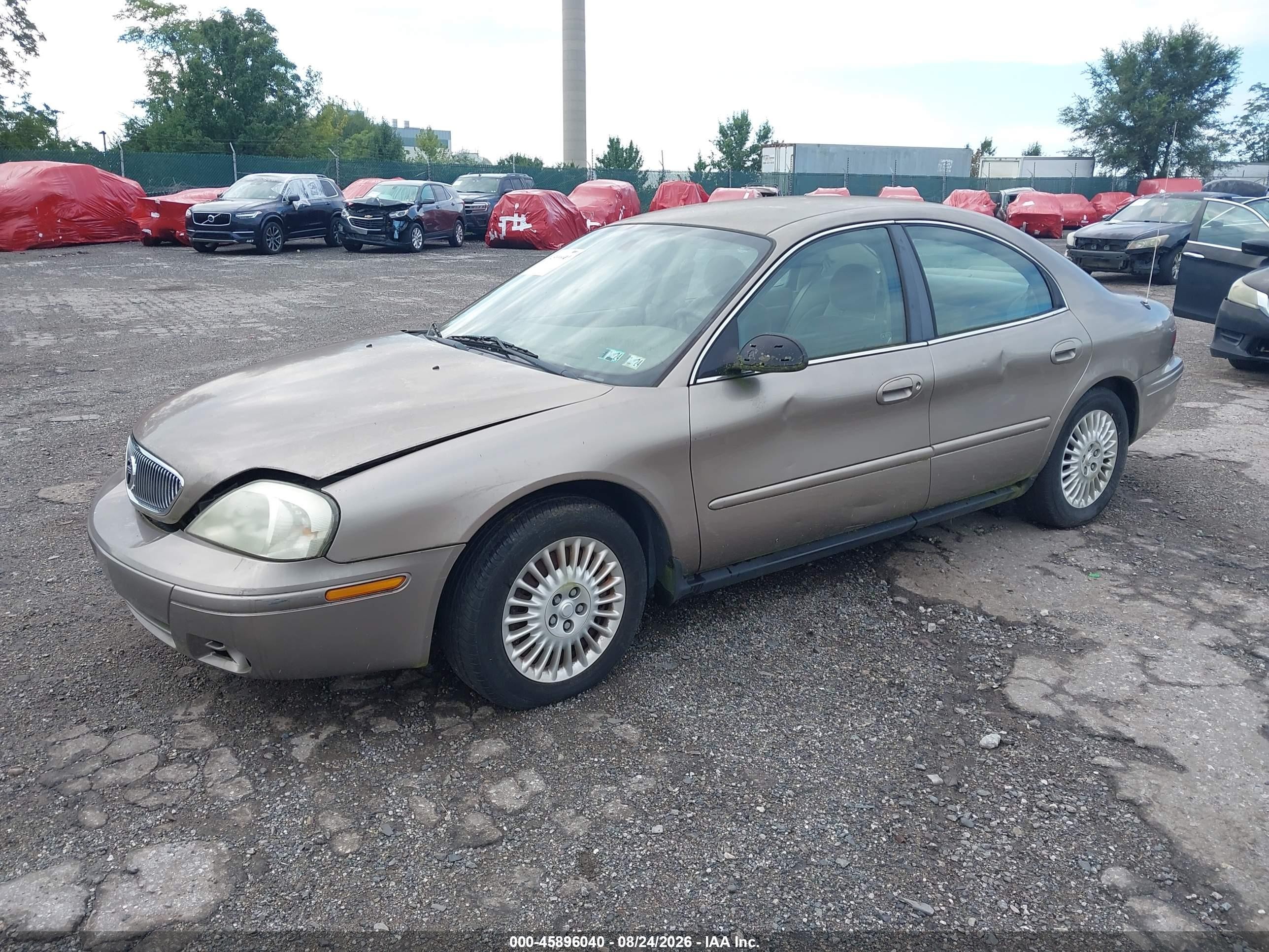 2004 Mercury Sable Gs Champagne vin: 1MEFM50U44A605281