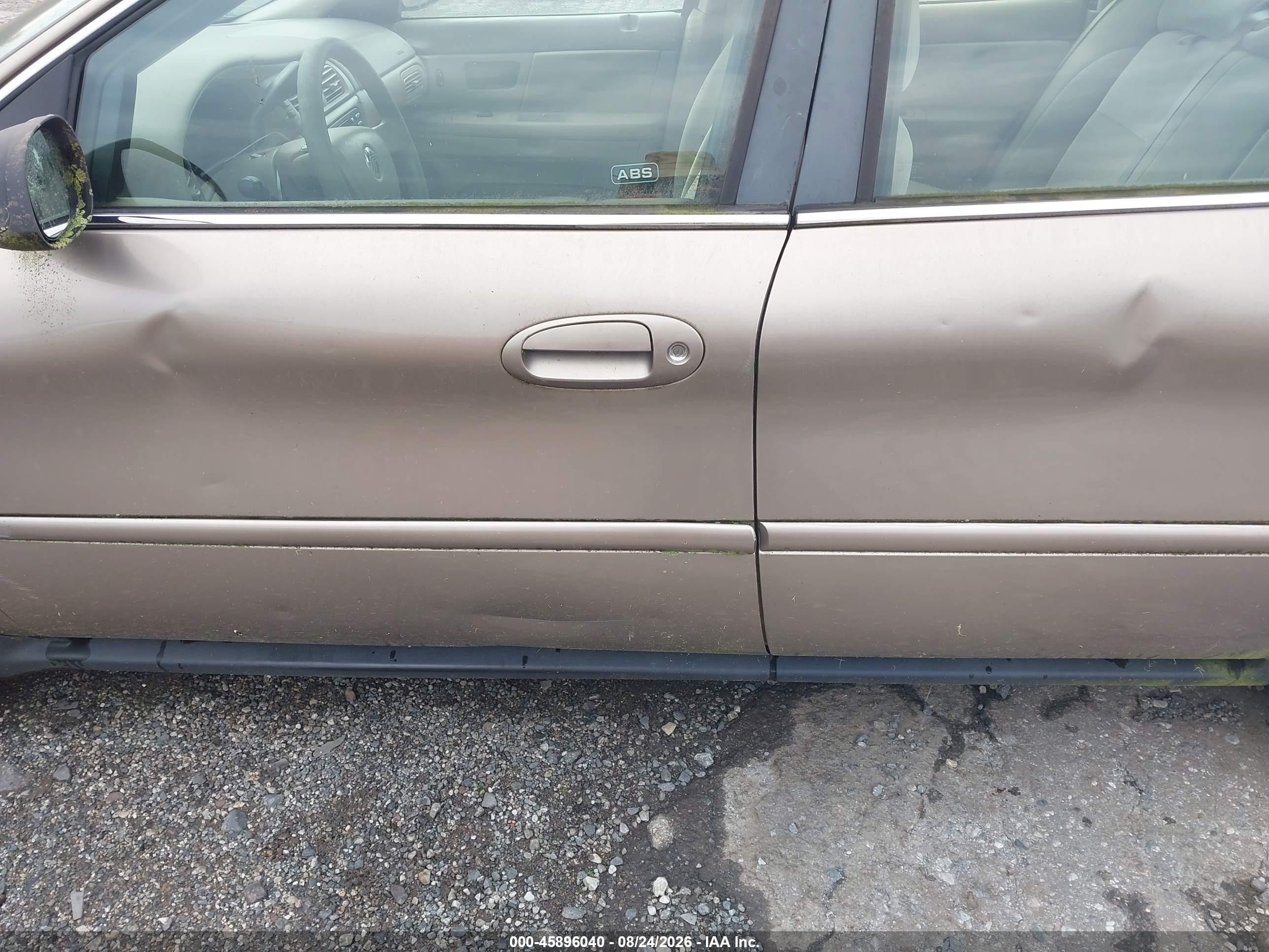 2004 Mercury Sable Gs Champagne vin: 1MEFM50U44A605281