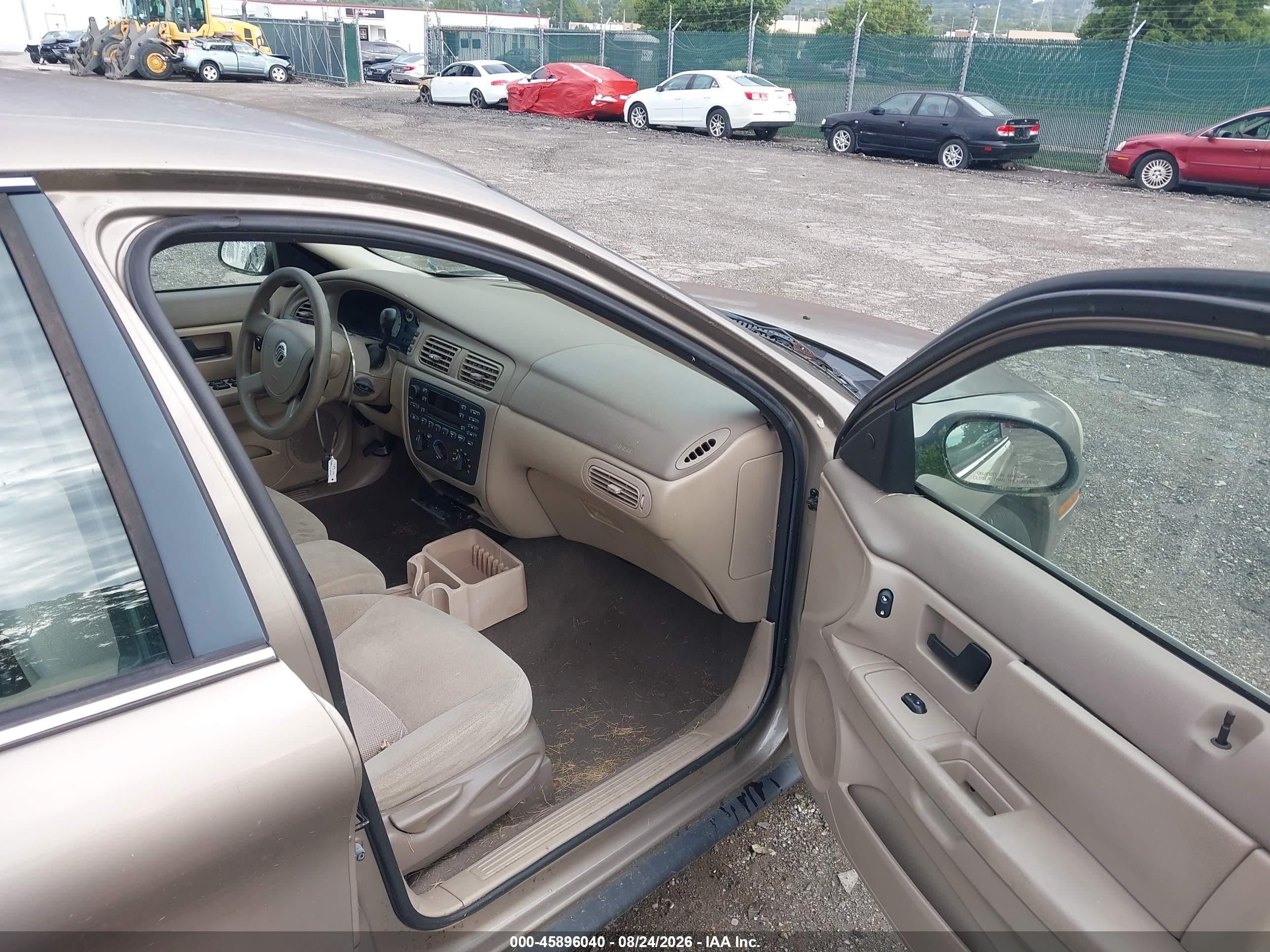 2004 Mercury Sable Gs Champagne vin: 1MEFM50U44A605281