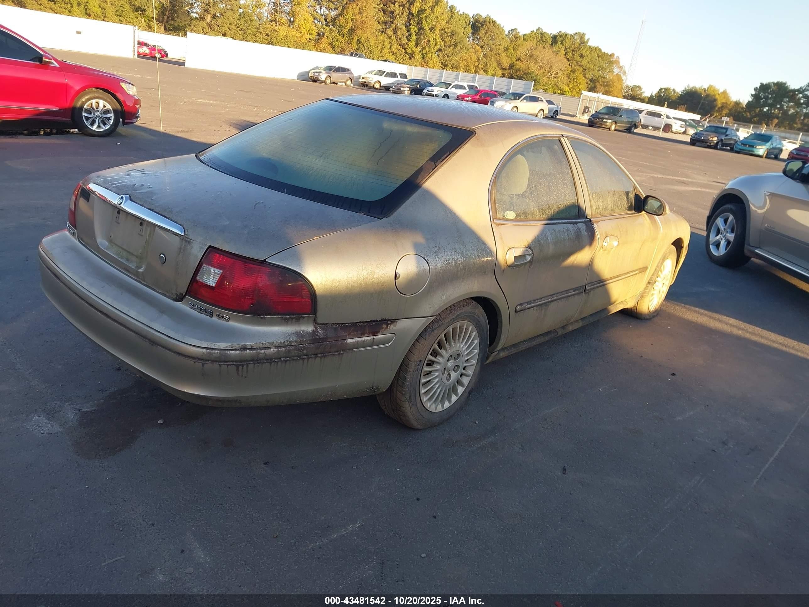 2001 Mercury Sable Gs Серый vin: 1MEFM50U51A636129
