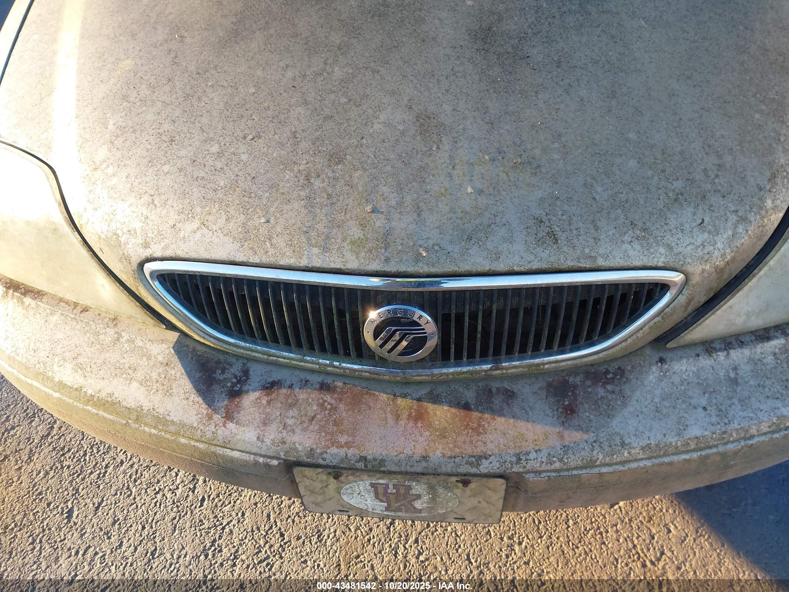 2001 Mercury Sable Gs Серый vin: 1MEFM50U51A636129