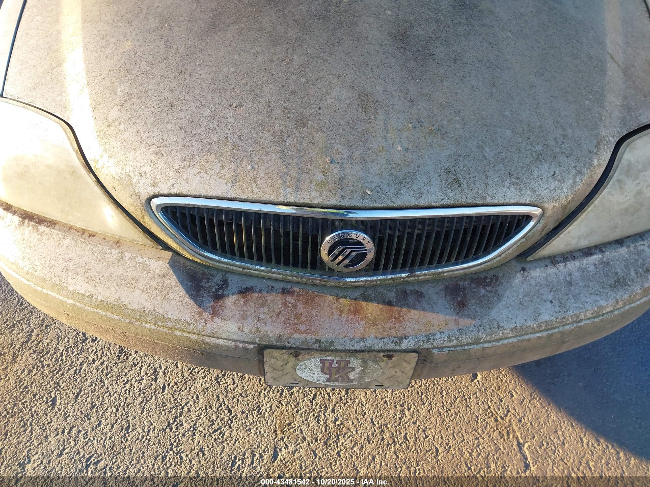 2001 Mercury Sable Gs Серый vin: 1MEFM50U51A636129