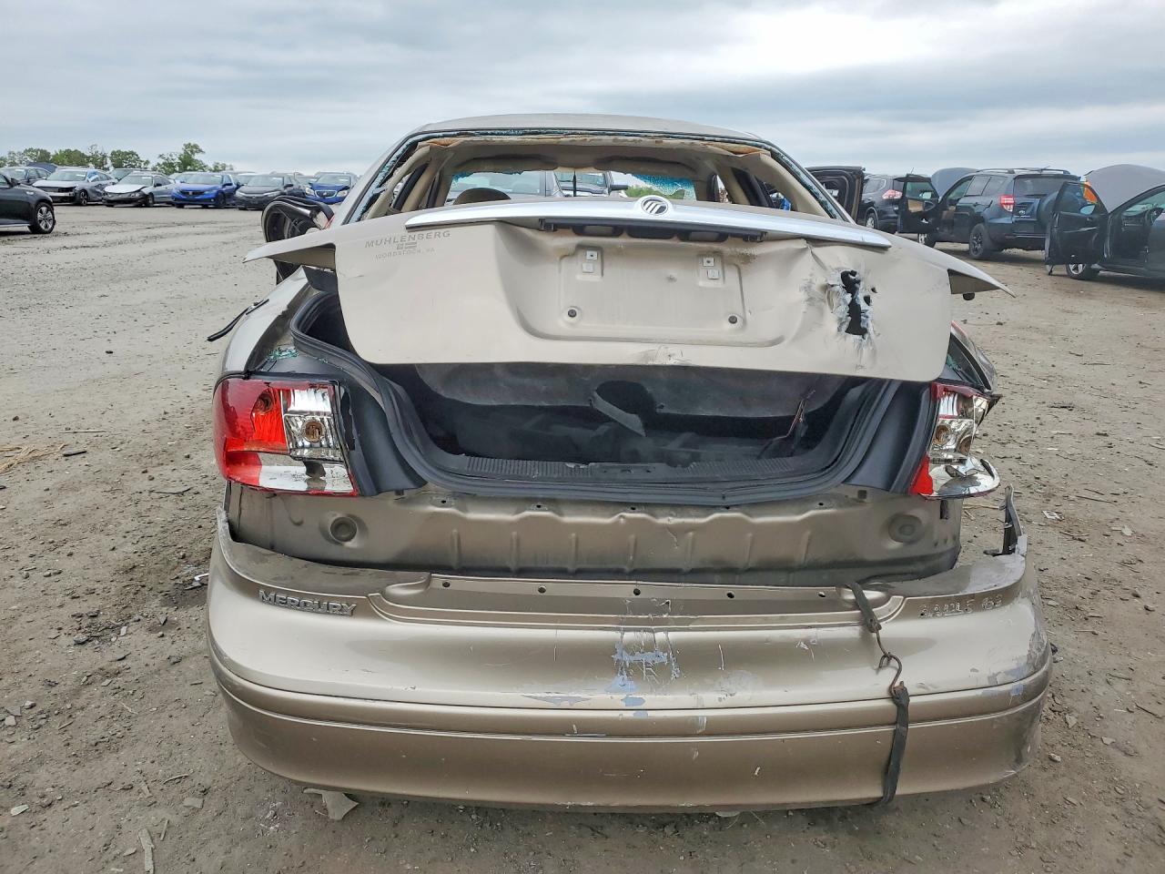 2002 Mercury Sable Gs Желто-коричневый vin: 1MEFM50U52A641719