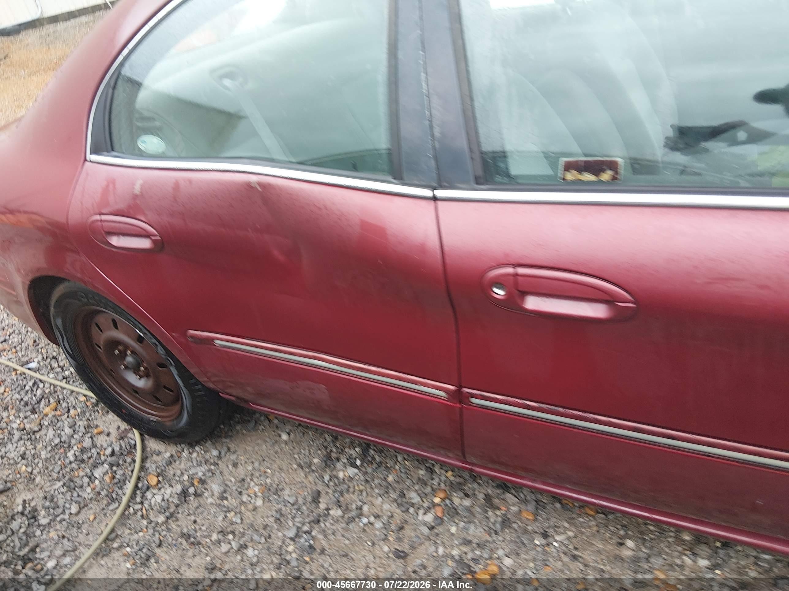 2002 Mercury Sable Gs Maroon vin: 1MEFM50U62A600855