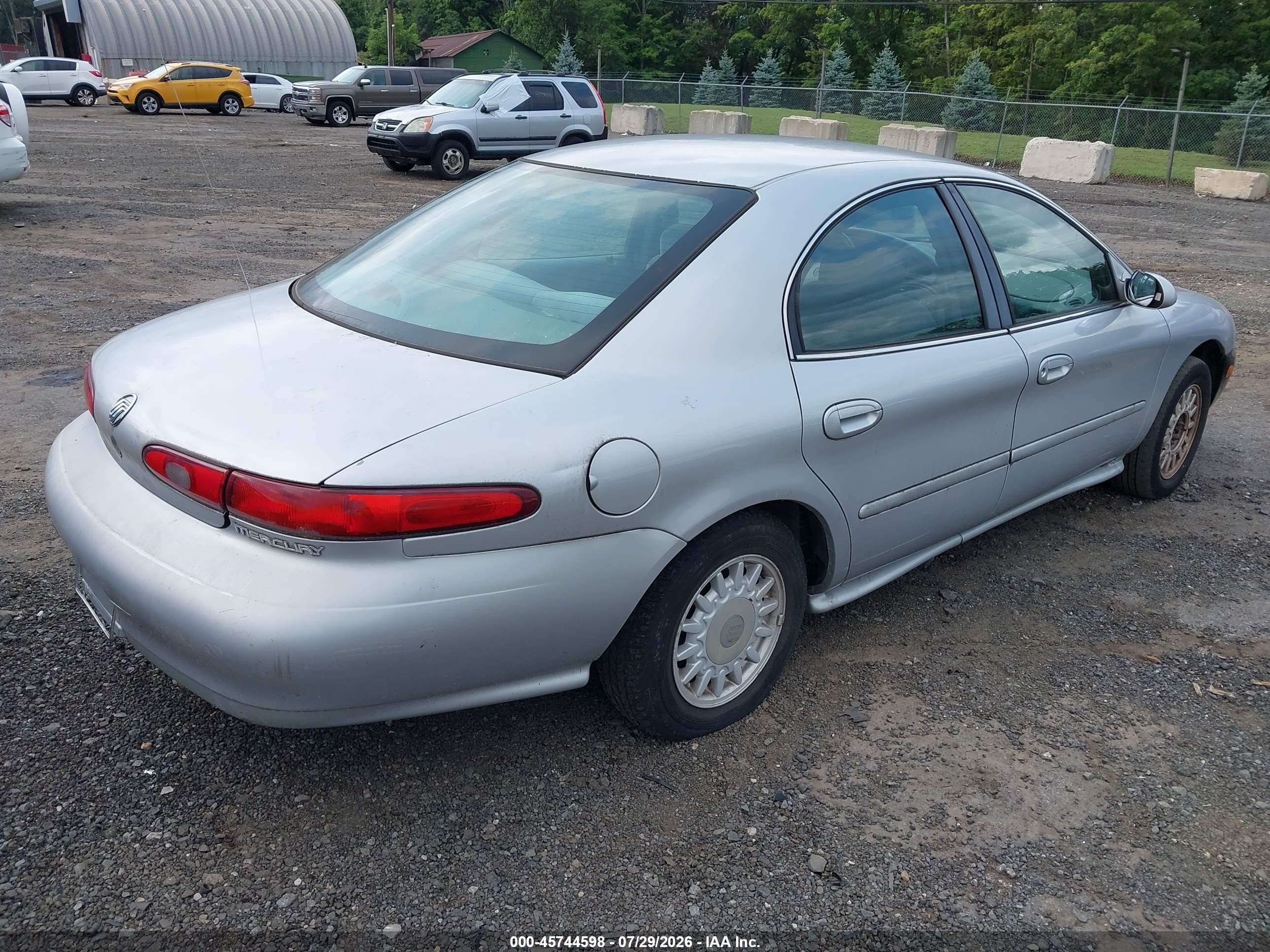 1998 Mercury Sable Gs/ls Silver vin: 1MEFM50U6WA625261