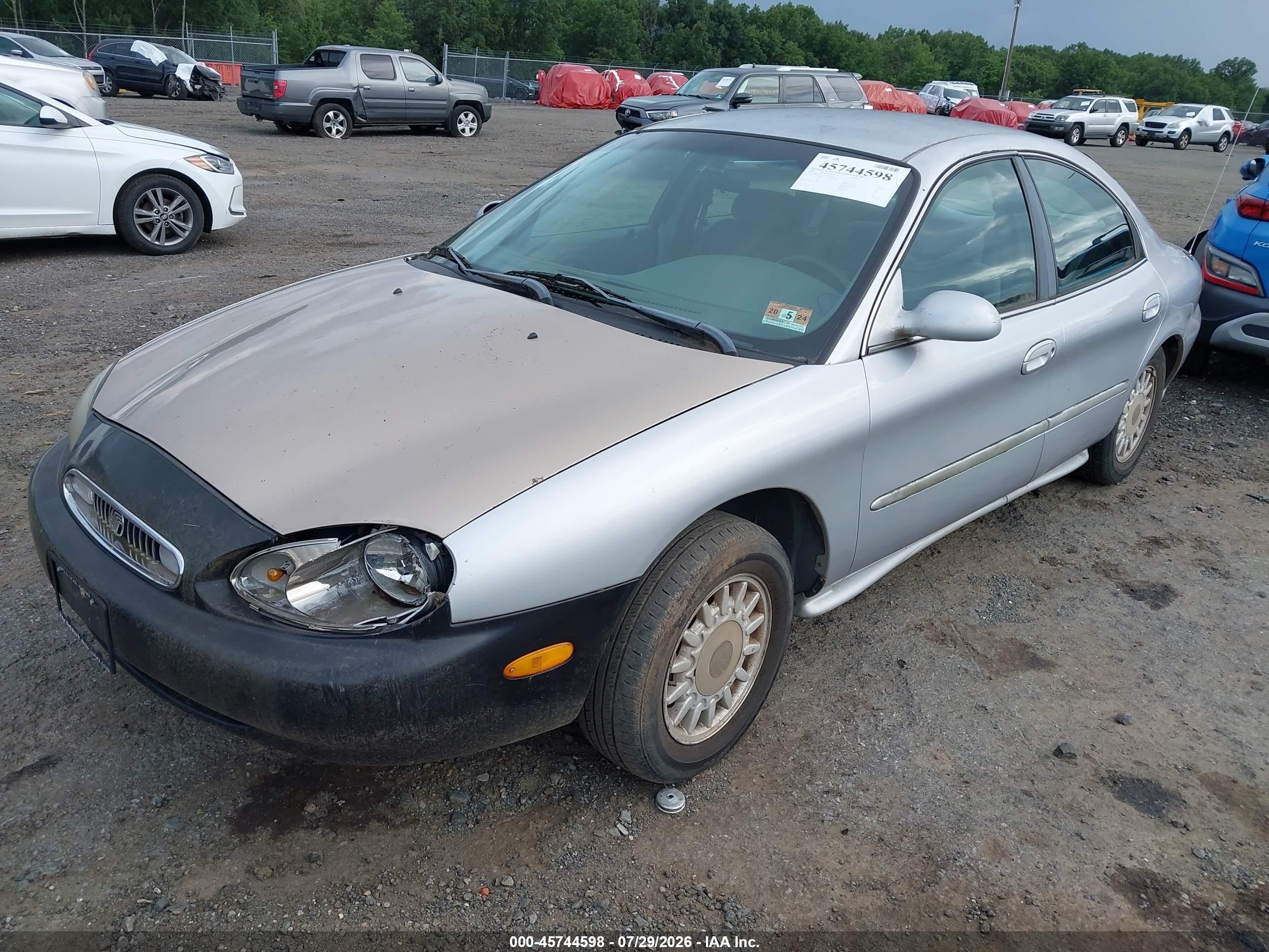1998 Mercury Sable Gs/ls Silver vin: 1MEFM50U6WA625261
