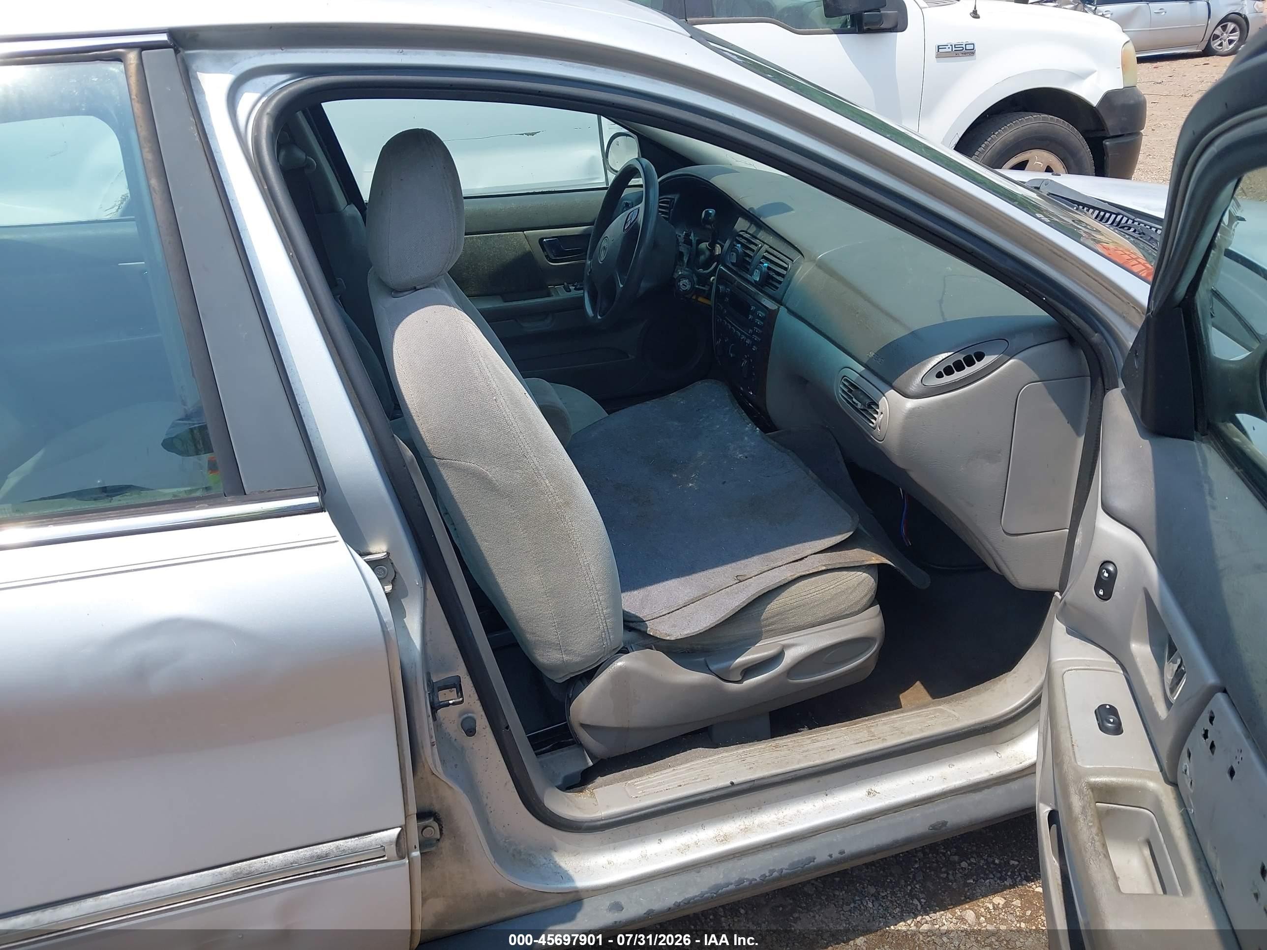 2002 Mercury Sable Gs Silver vin: 1MEFM50U72A628910