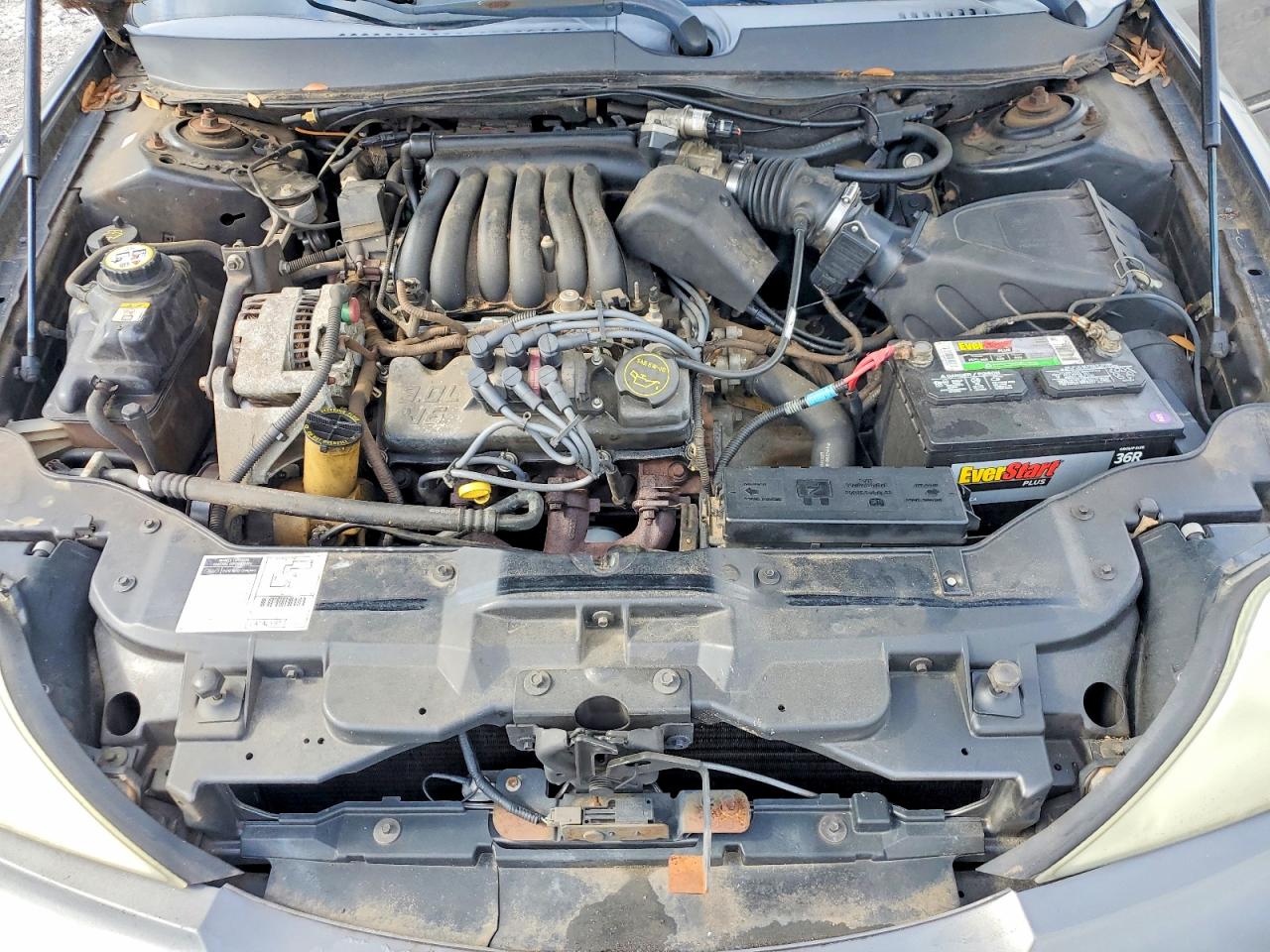 2002 Mercury Sable Gs Gray vin: 1MEFM50U72G607679
