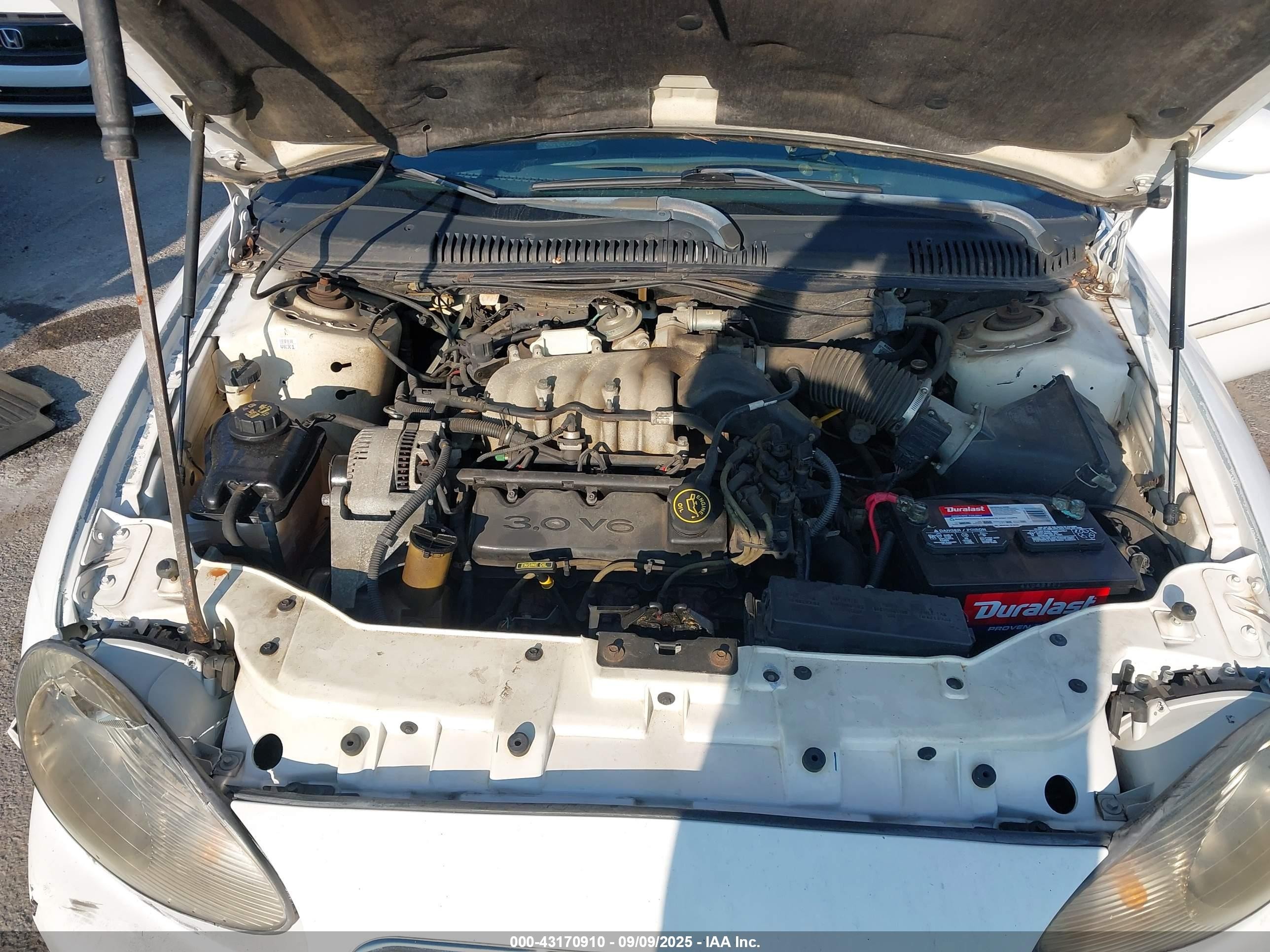 1998 Mercury Sable Gs/ls White vin: 1MEFM50U7WA604631