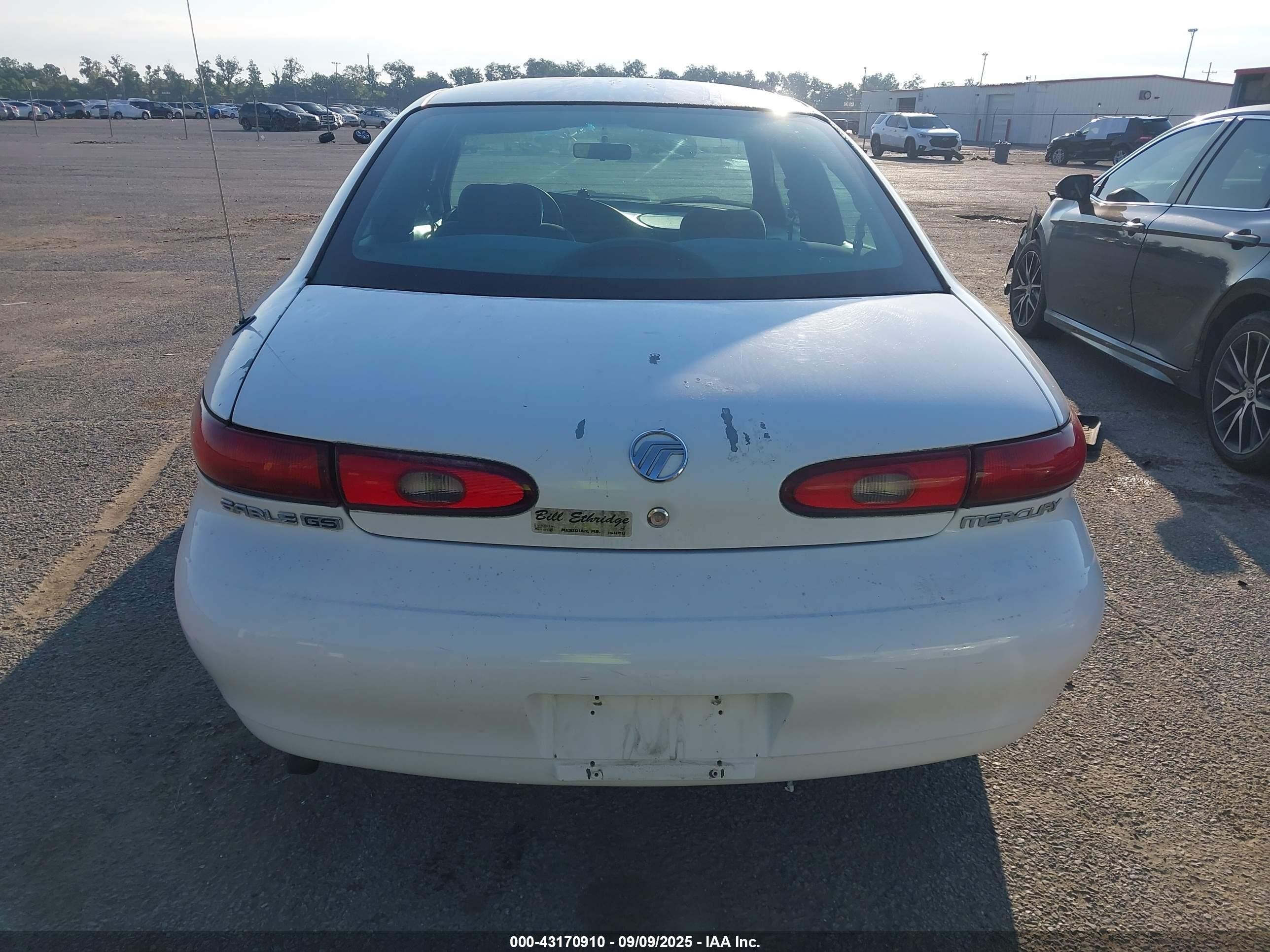 1998 Mercury Sable Gs/ls White vin: 1MEFM50U7WA604631