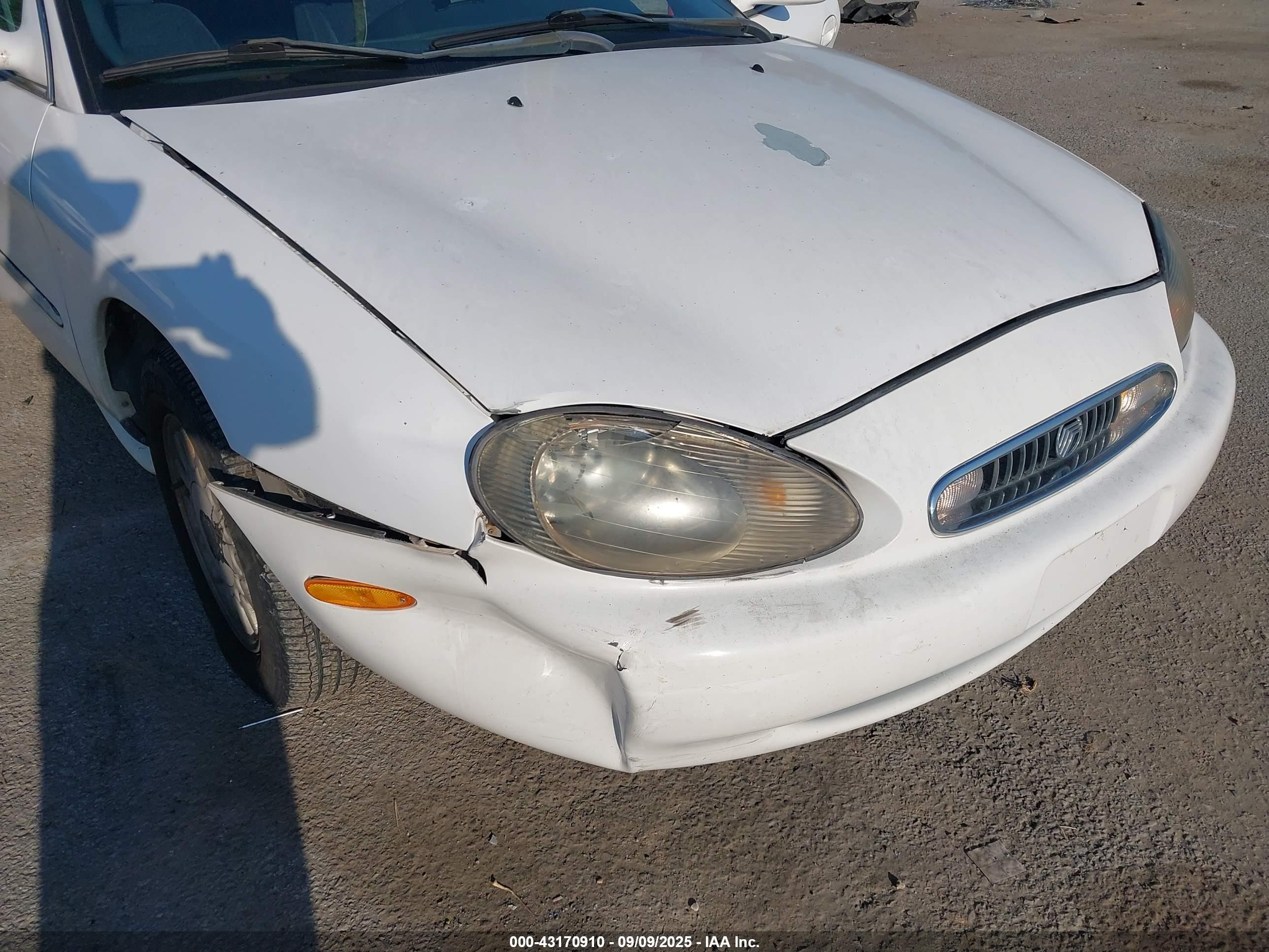 1998 Mercury Sable Gs/ls White vin: 1MEFM50U7WA604631