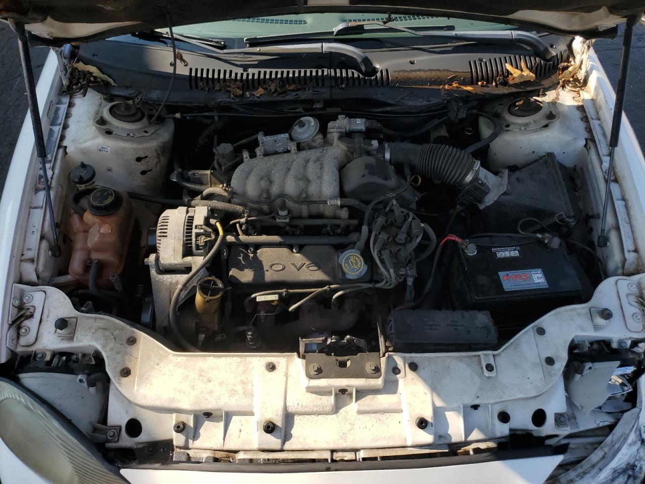 1998 Mercury Sable Gs White vin: 1MEFM50U7WA630128