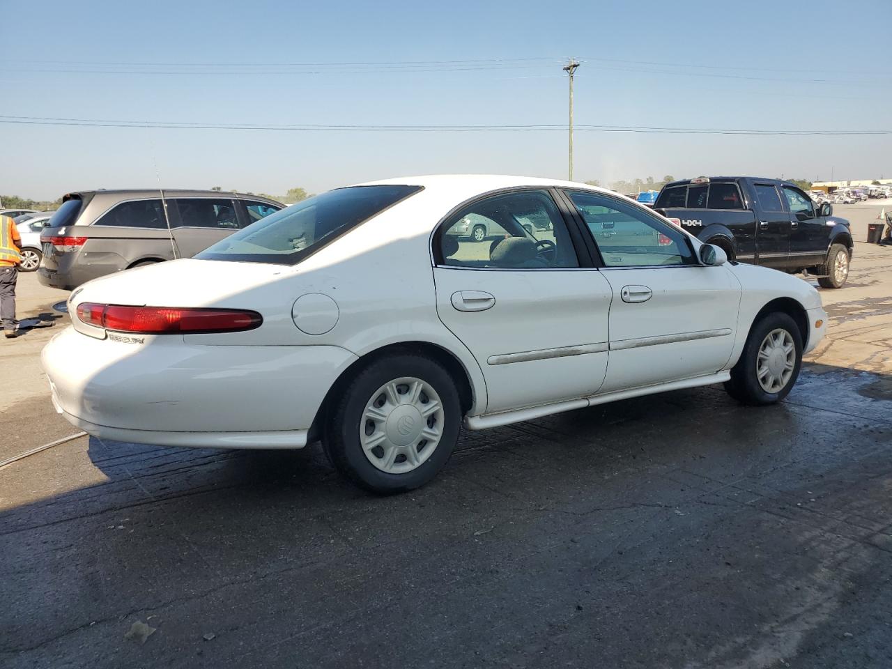 1998 Mercury Sable Gs White vin: 1MEFM50U7WA630128