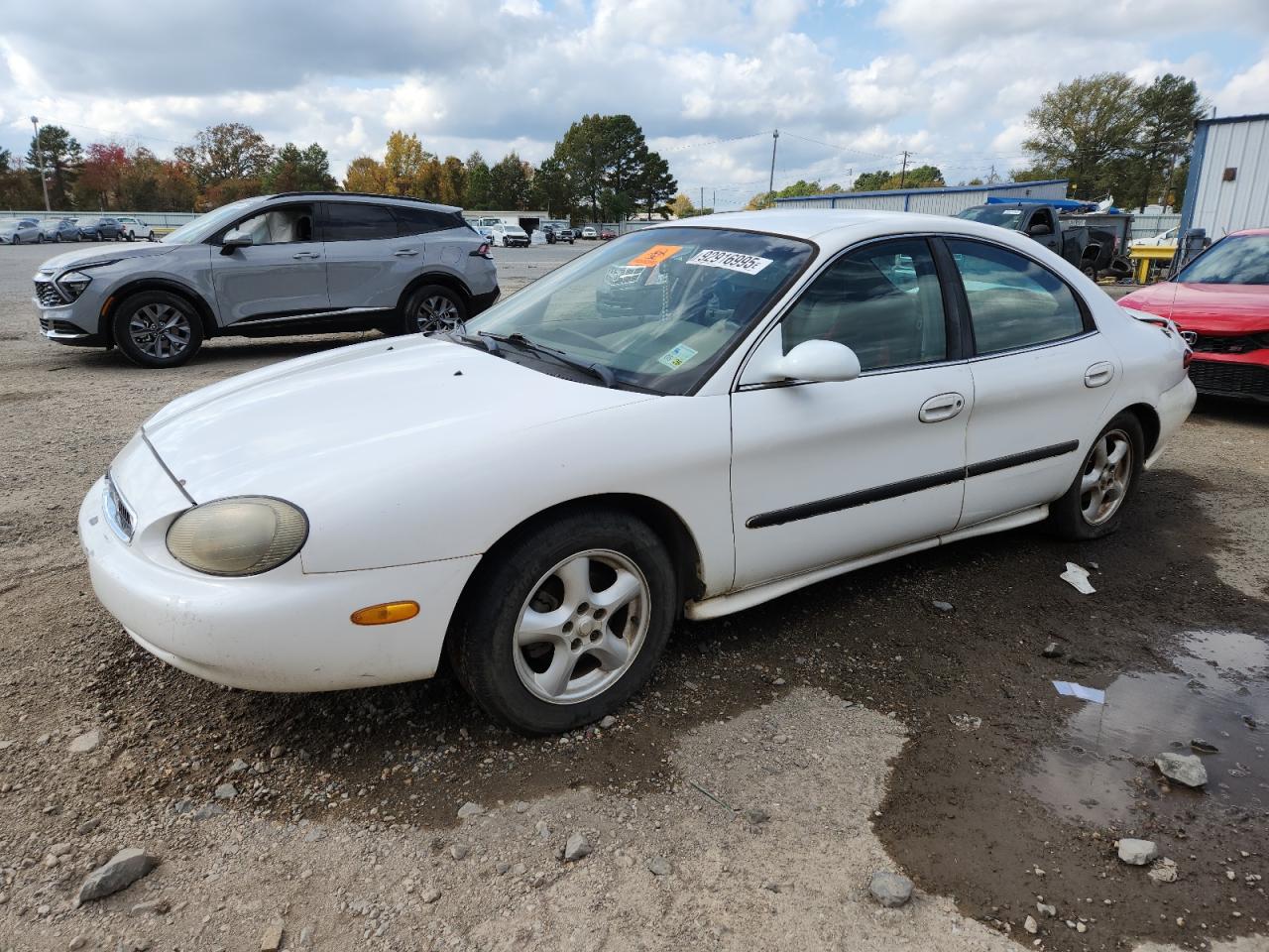 1998 Mercury Sable Gs White vin: 1MEFM50U7WA640657