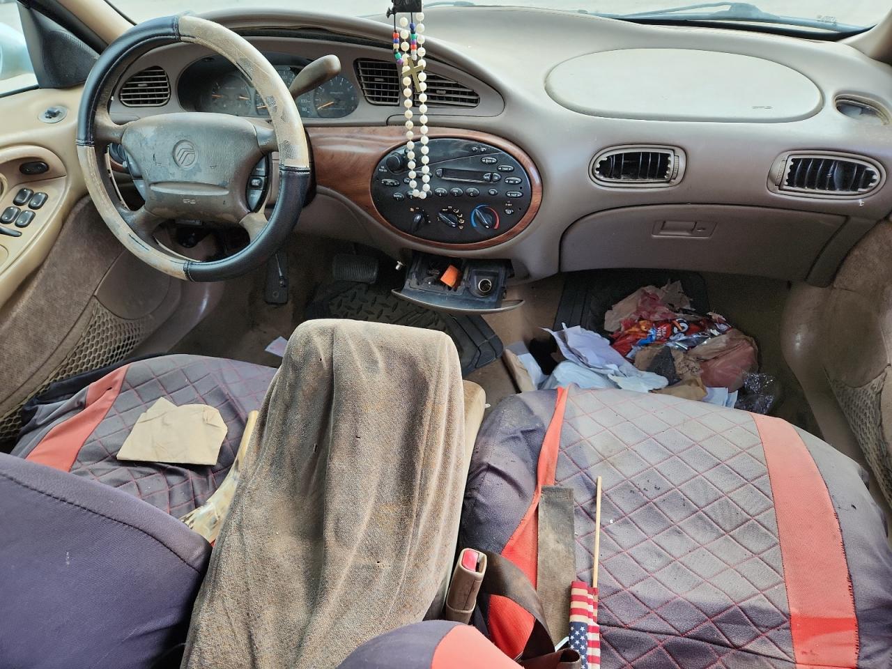 1998 Mercury Sable Gs White vin: 1MEFM50U7WA640657