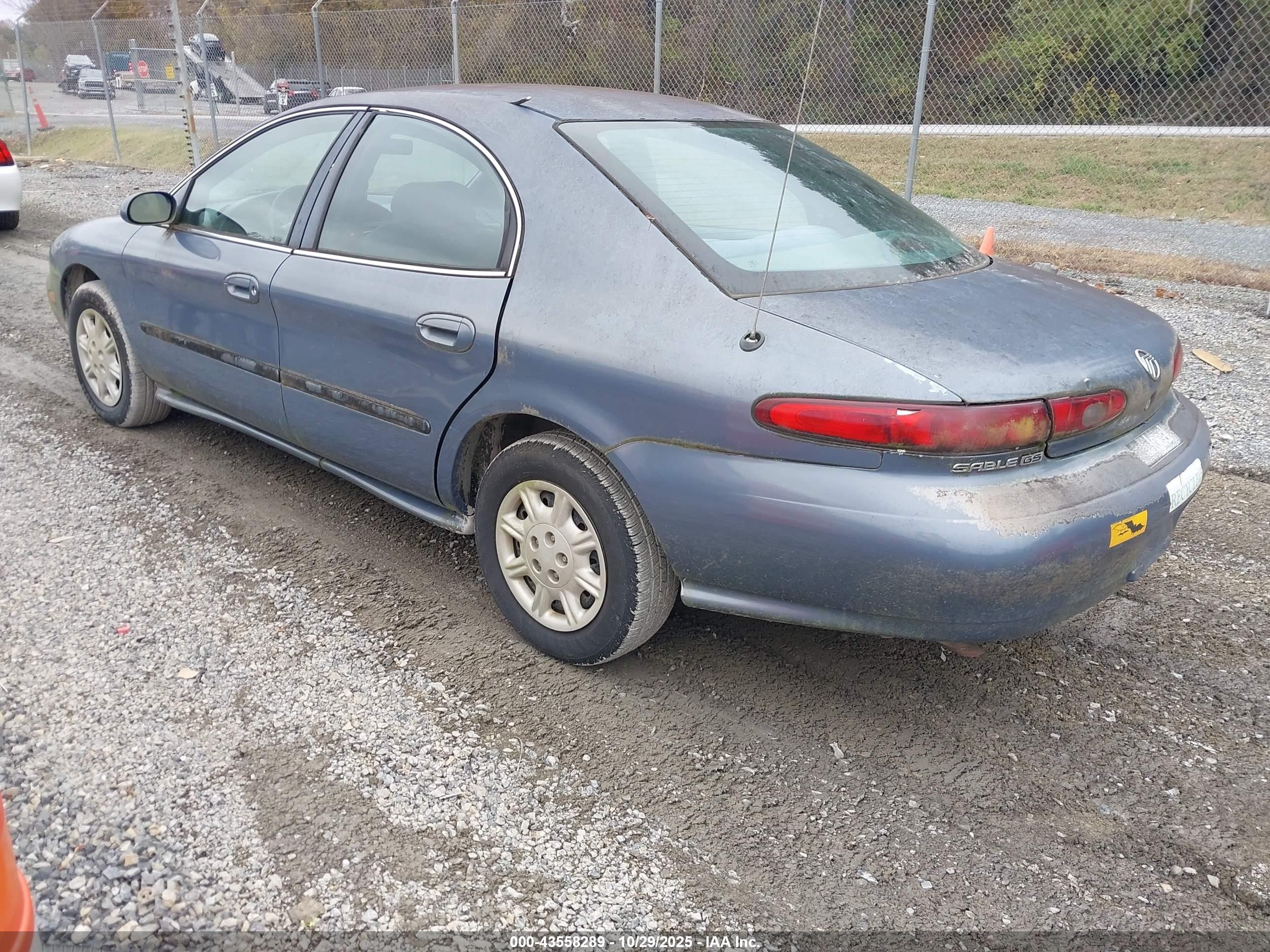 1999 Mercury Sable Gs Синий vin: 1MEFM50U7XA613265