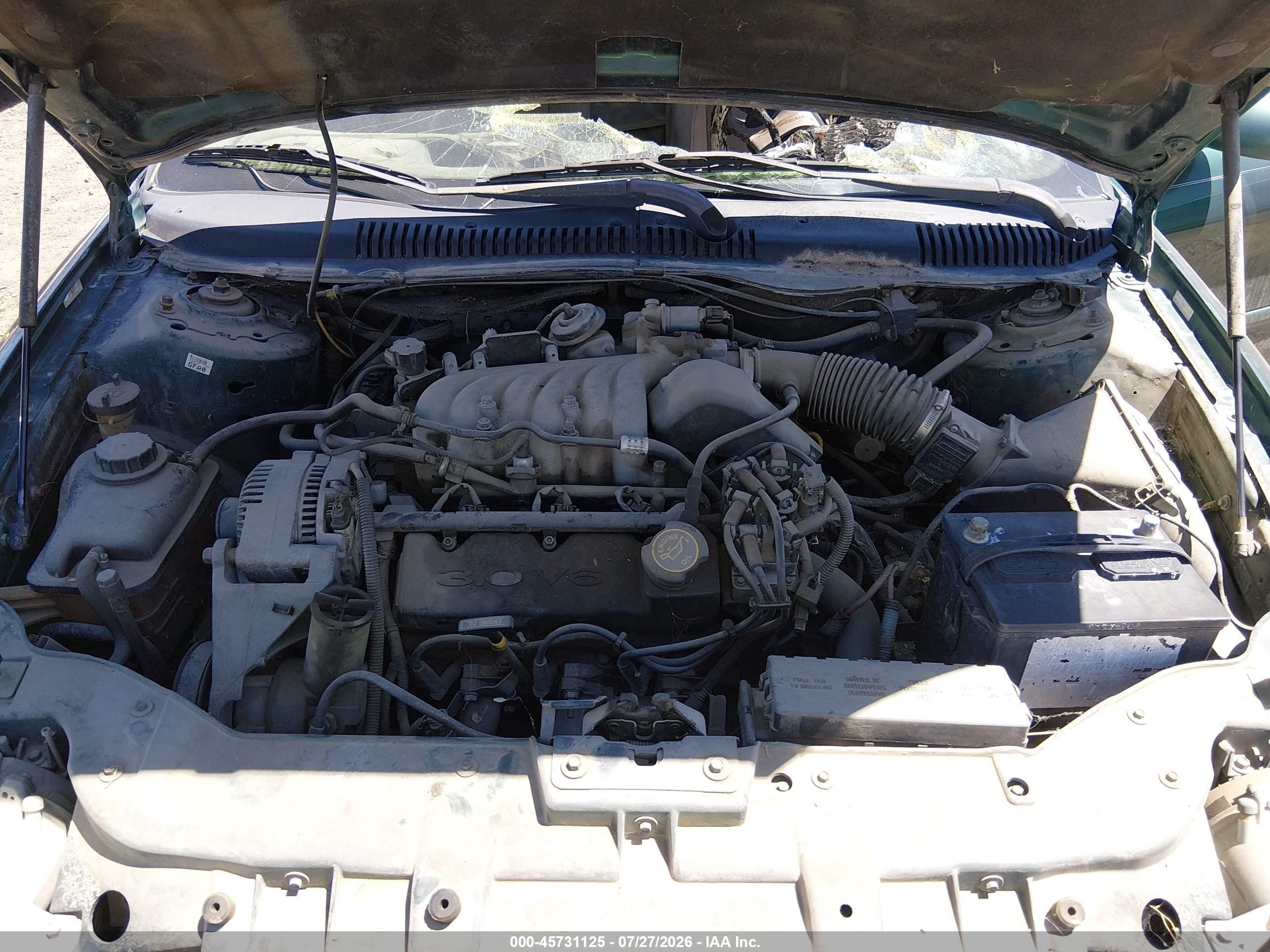 1999 Mercury Sable Gs Green vin: 1MEFM50U7XA633211