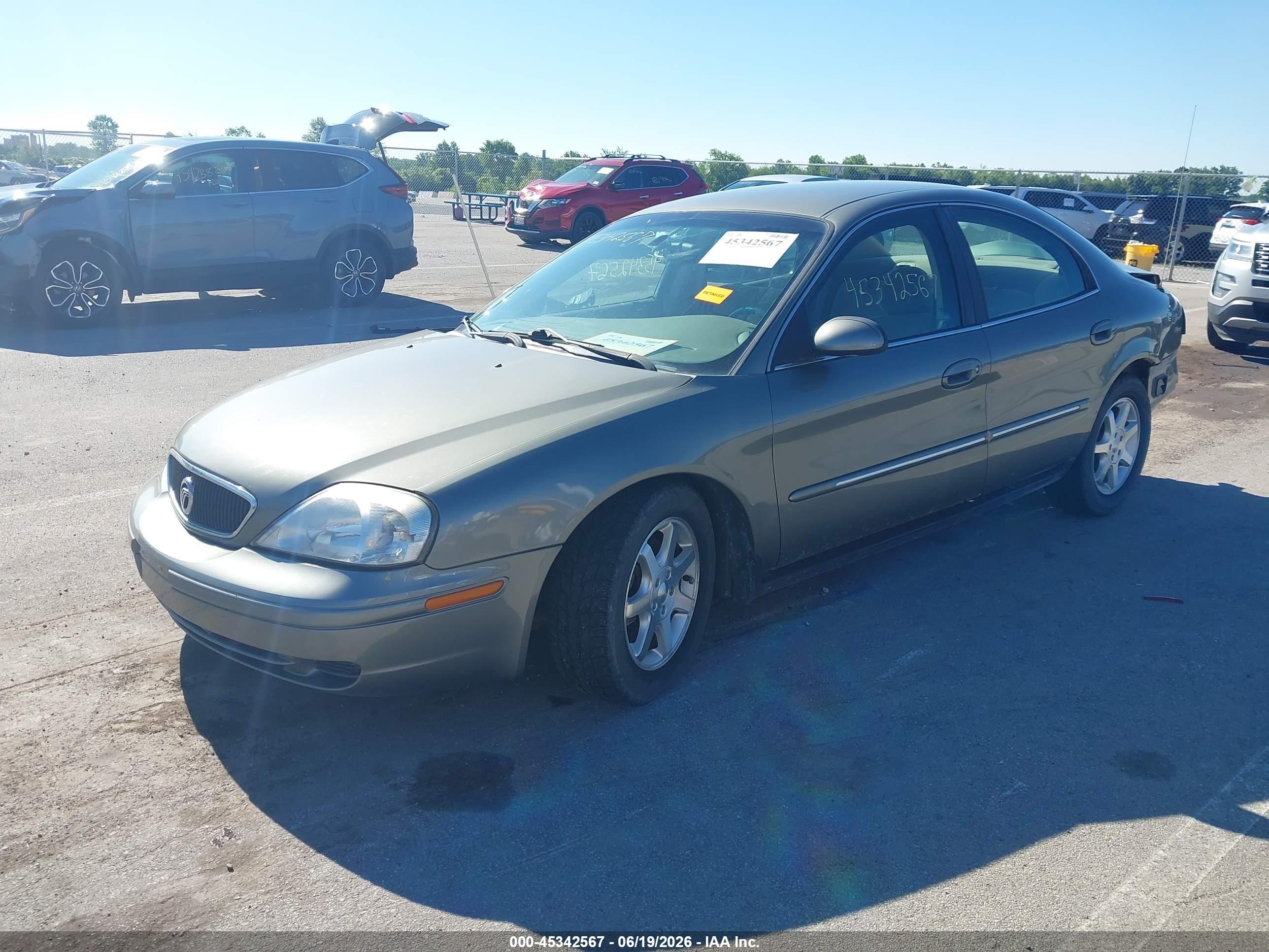 2002 Mercury Sable Gs Teal vin: 1MEFM50U82A642301