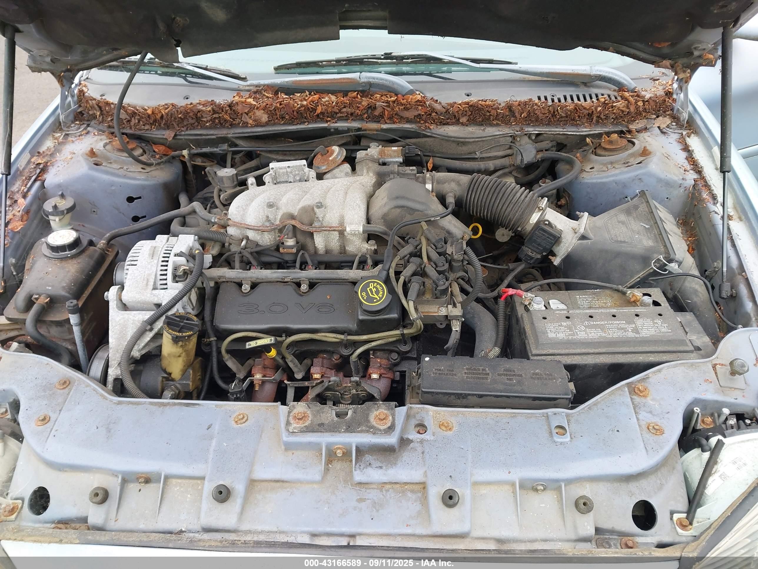 1998 Mercury Sable Gs/ls Light Blue vin: 1MEFM50U8WG638056