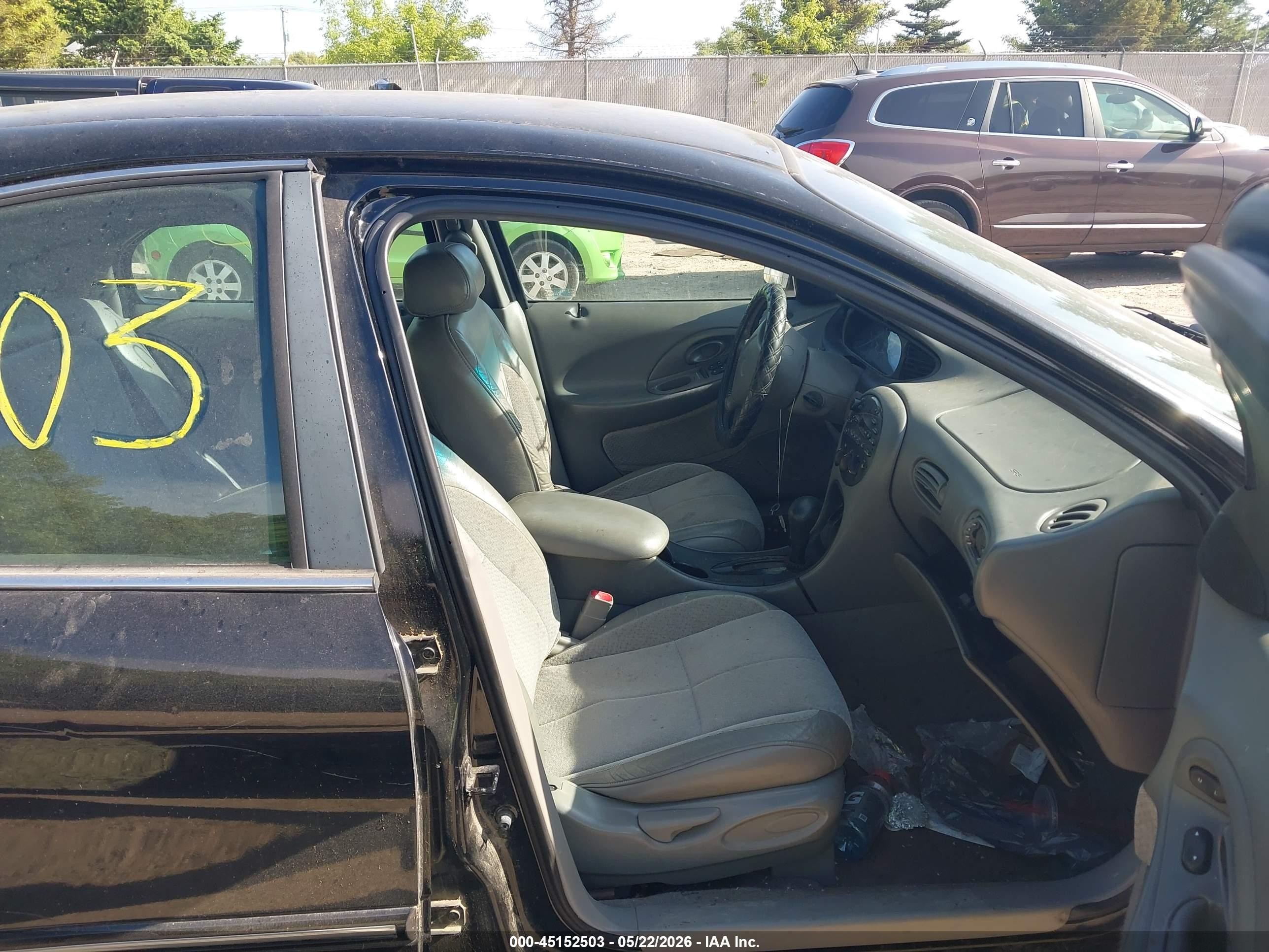 1998 Mercury Sable Gs/ls Black vin: 1MEFM50U8WG652054