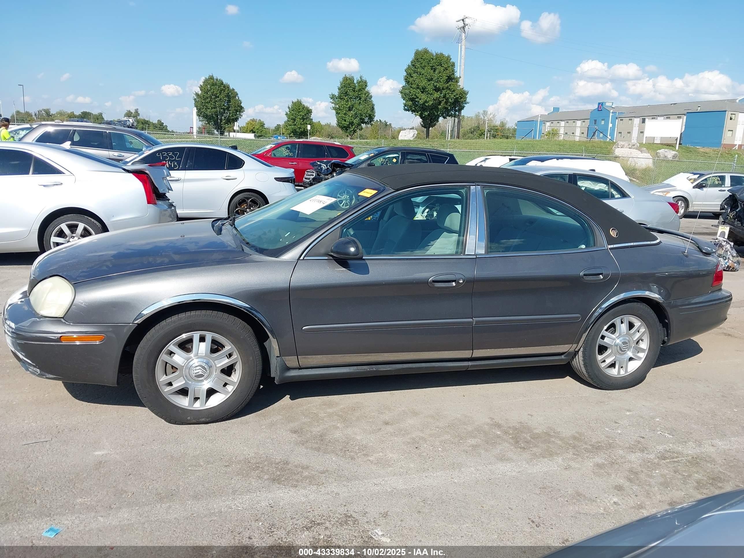 2004 Mercury Sable Gs Gray vin: 1MEFM50U94A617443