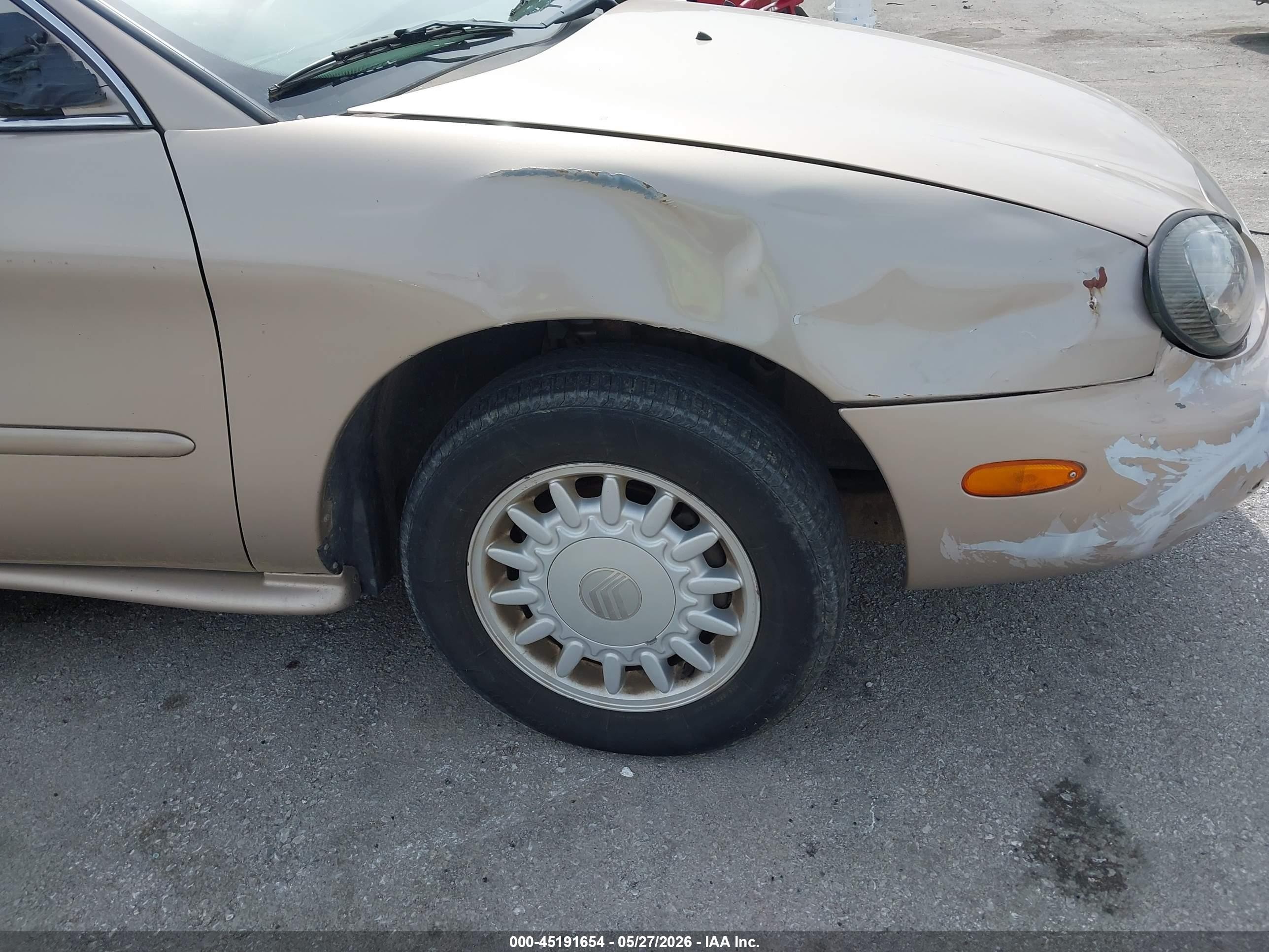 1998 Mercury Sable Gs/ls Tan vin: 1MEFM50U9WG641693
