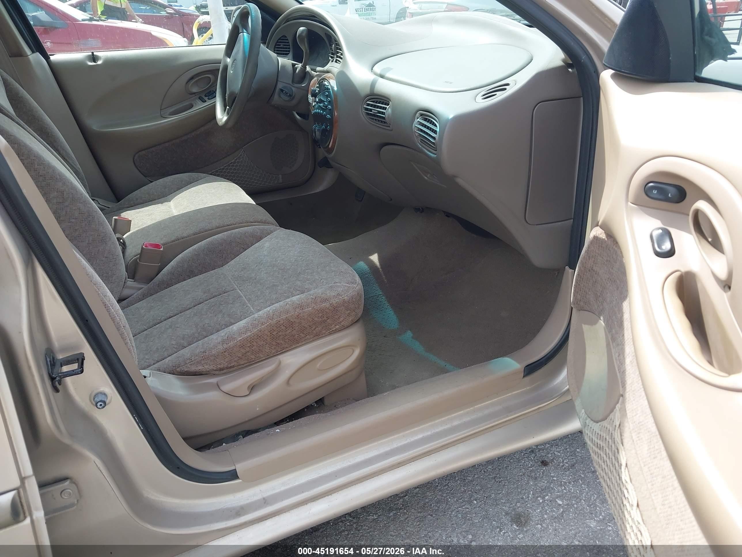 1998 Mercury Sable Gs/ls Tan vin: 1MEFM50U9WG641693