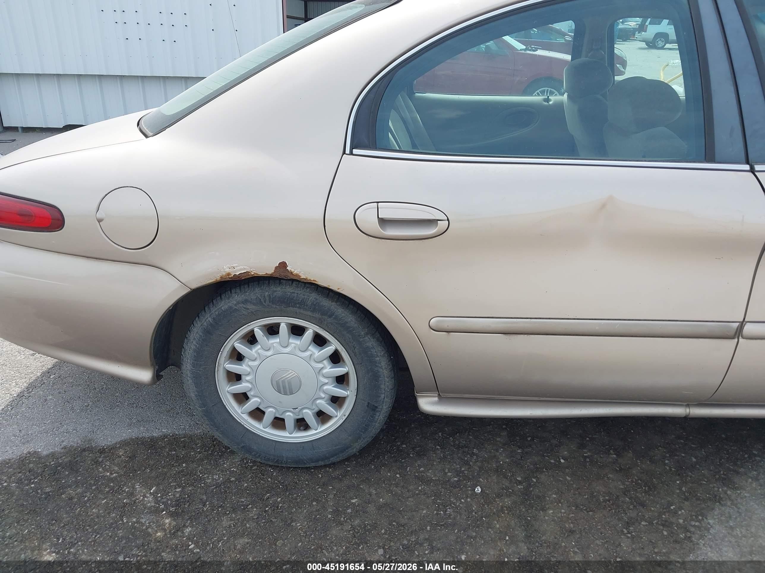 1998 Mercury Sable Gs/ls Tan vin: 1MEFM50U9WG641693