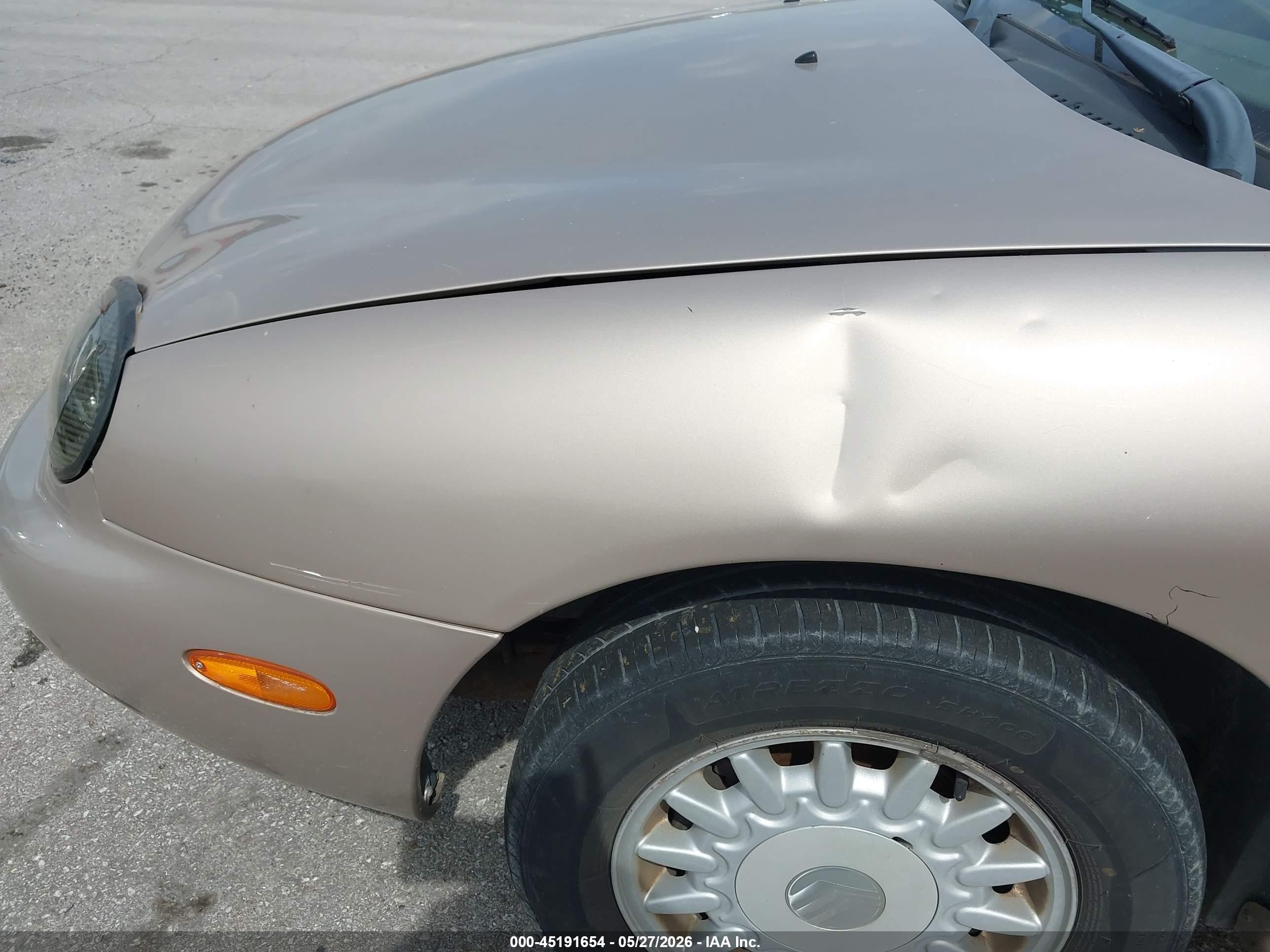 1998 Mercury Sable Gs/ls Tan vin: 1MEFM50U9WG641693