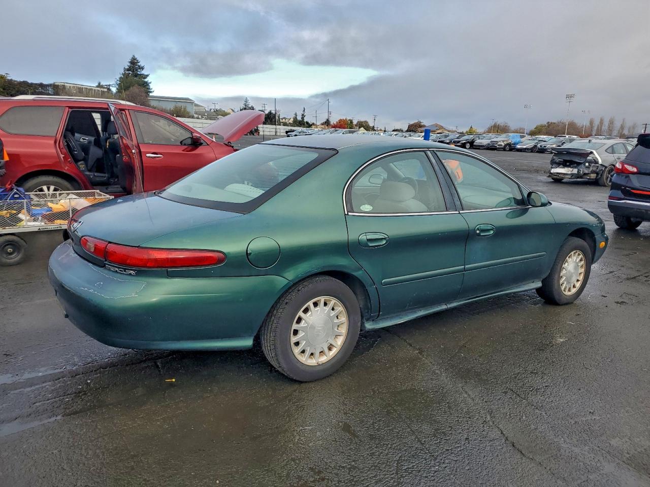1999 Mercury Sable Gs Зеленый vin: 1MEFM50U9XA630214