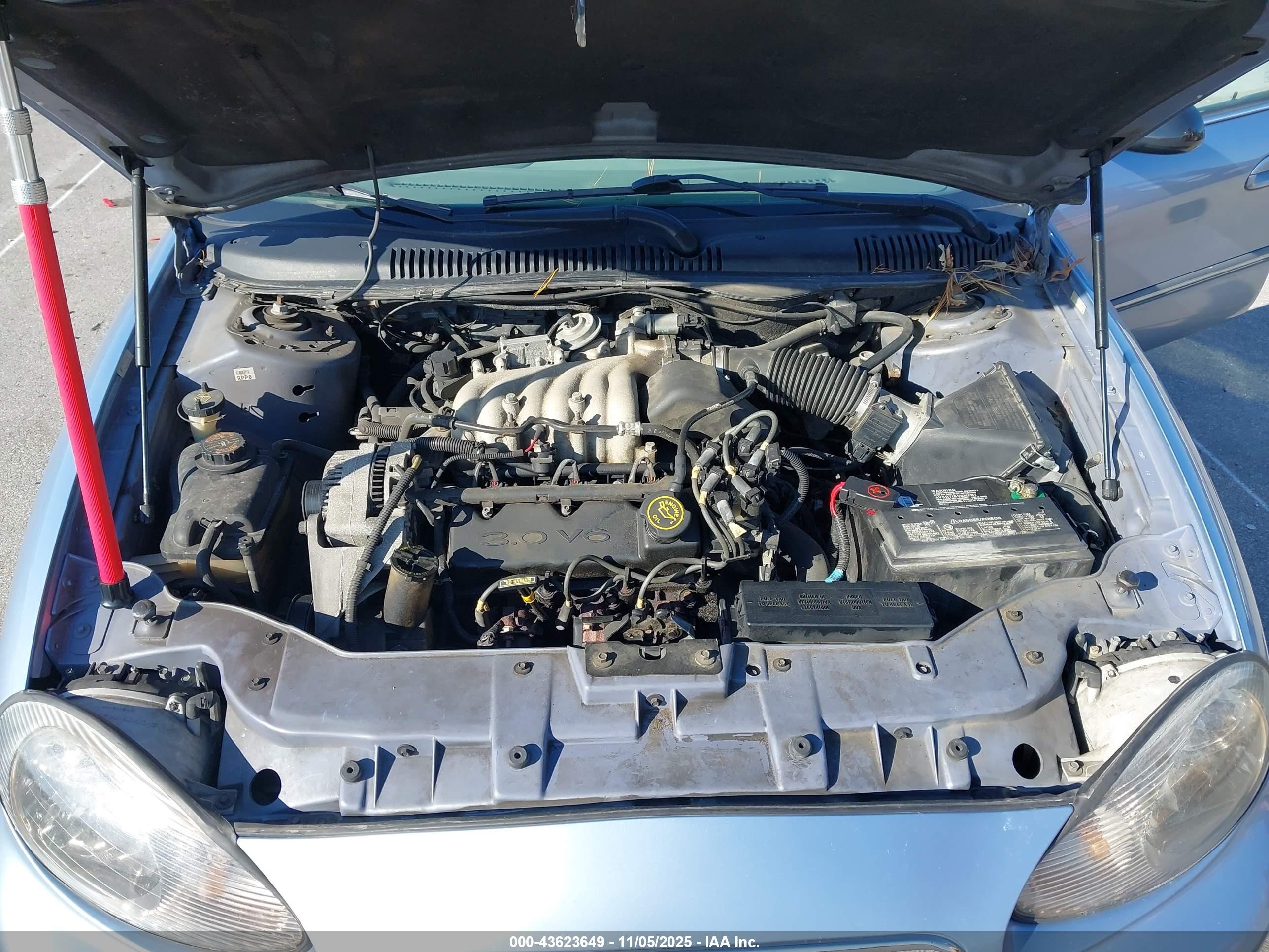 1998 Mercury Sable Gs/ls Blue vin: 1MEFM50UXWA620340