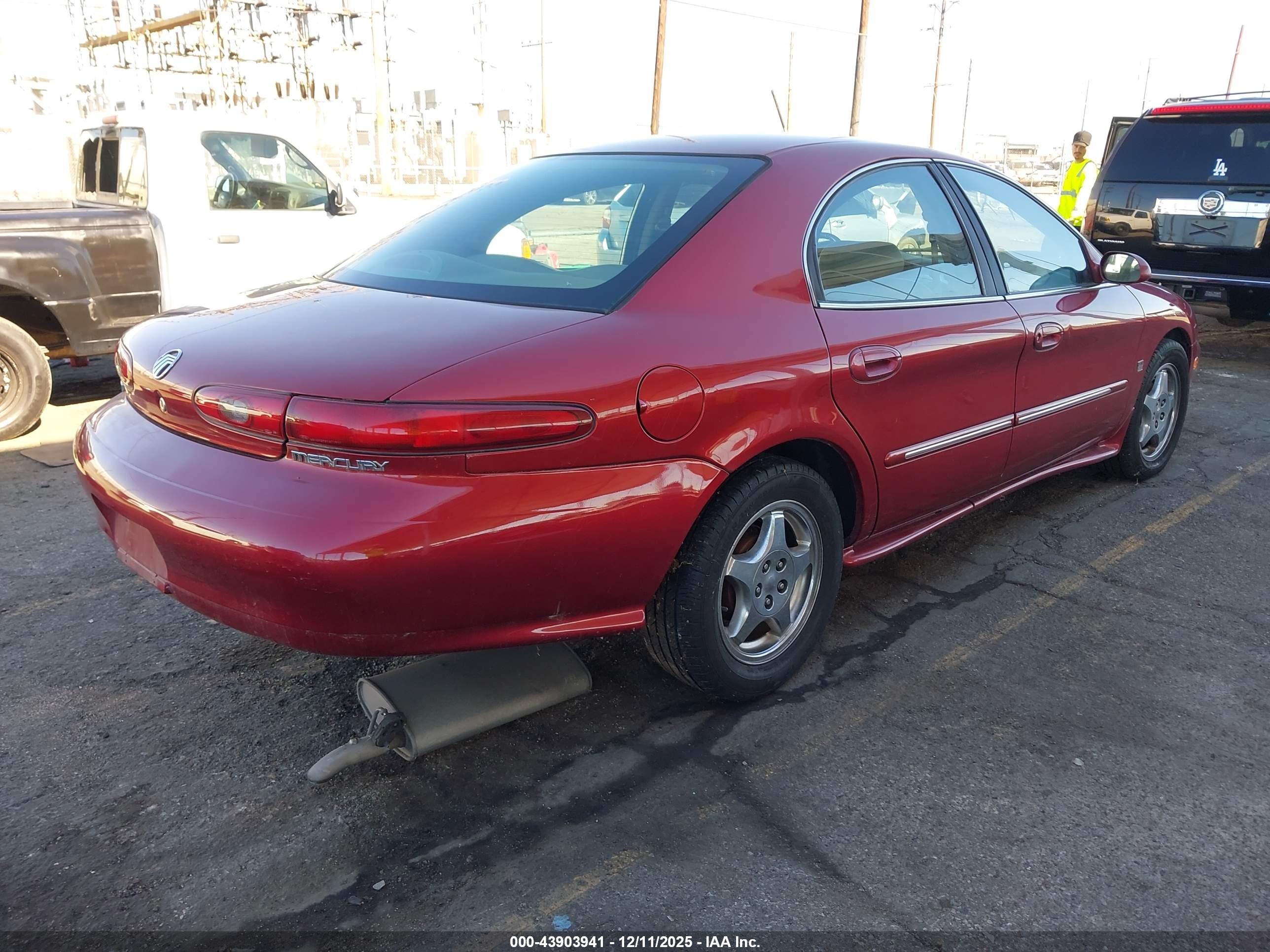 1999 Mercury Sable Ls Red vin: 1MEFM53S1XG618761