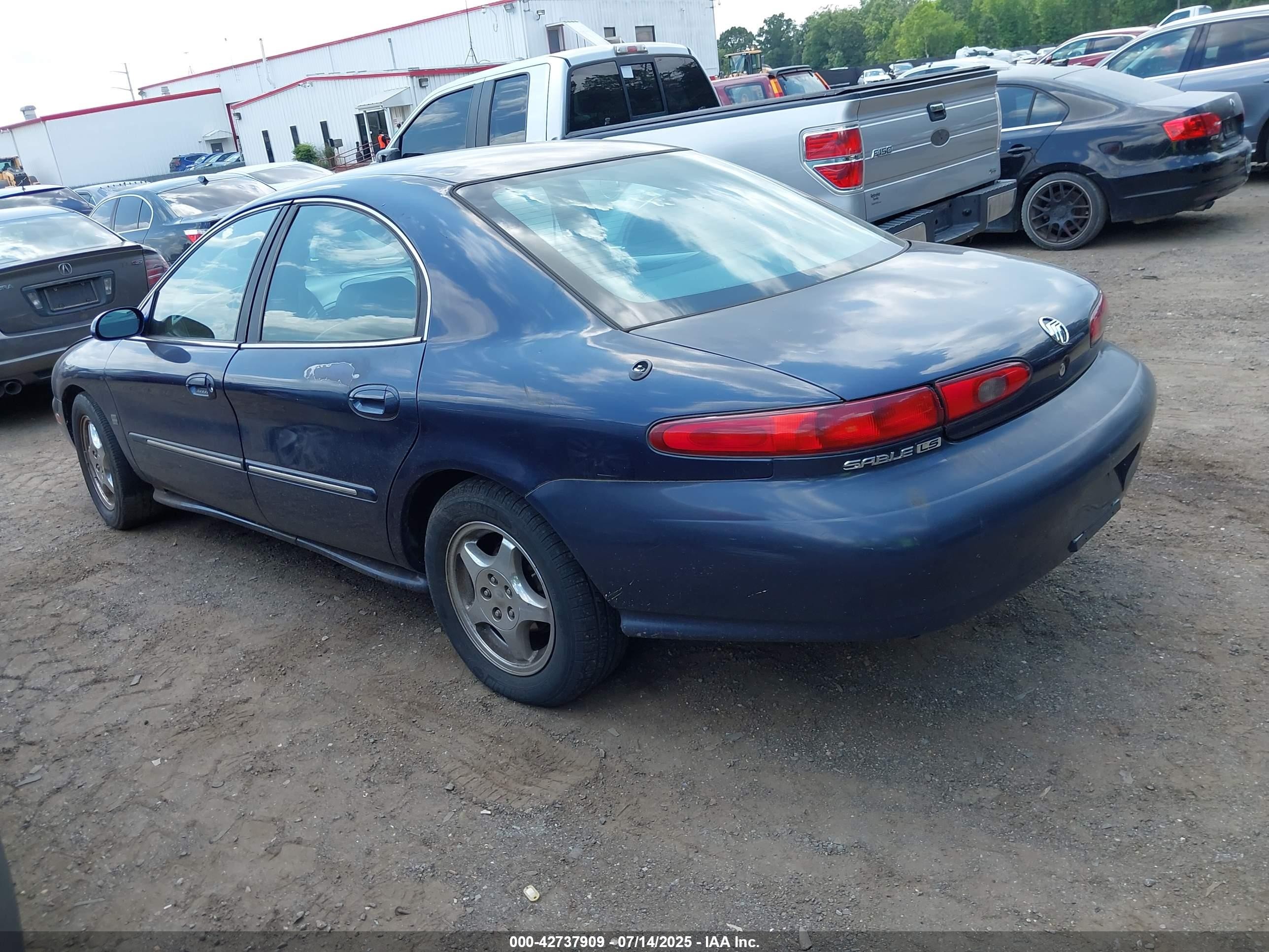 1998 Mercury Sable Ls Синий vin: 1MEFM53S2WA607804