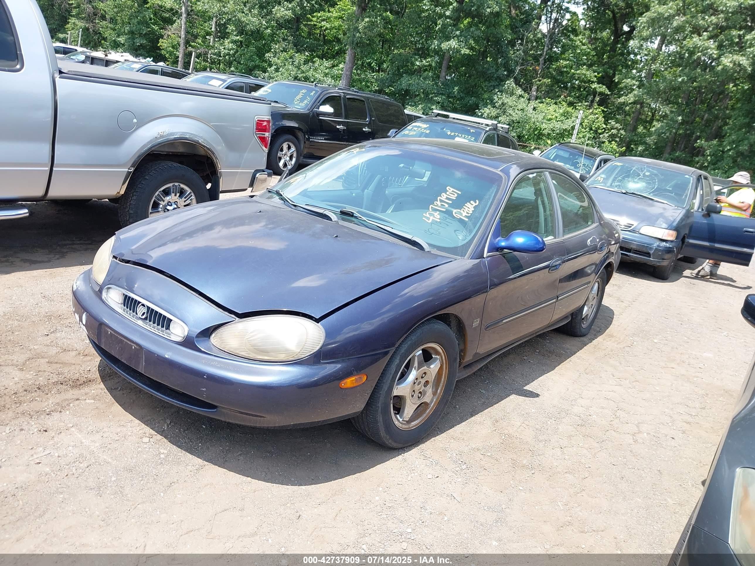 1998 Mercury Sable Ls Синий vin: 1MEFM53S2WA607804
