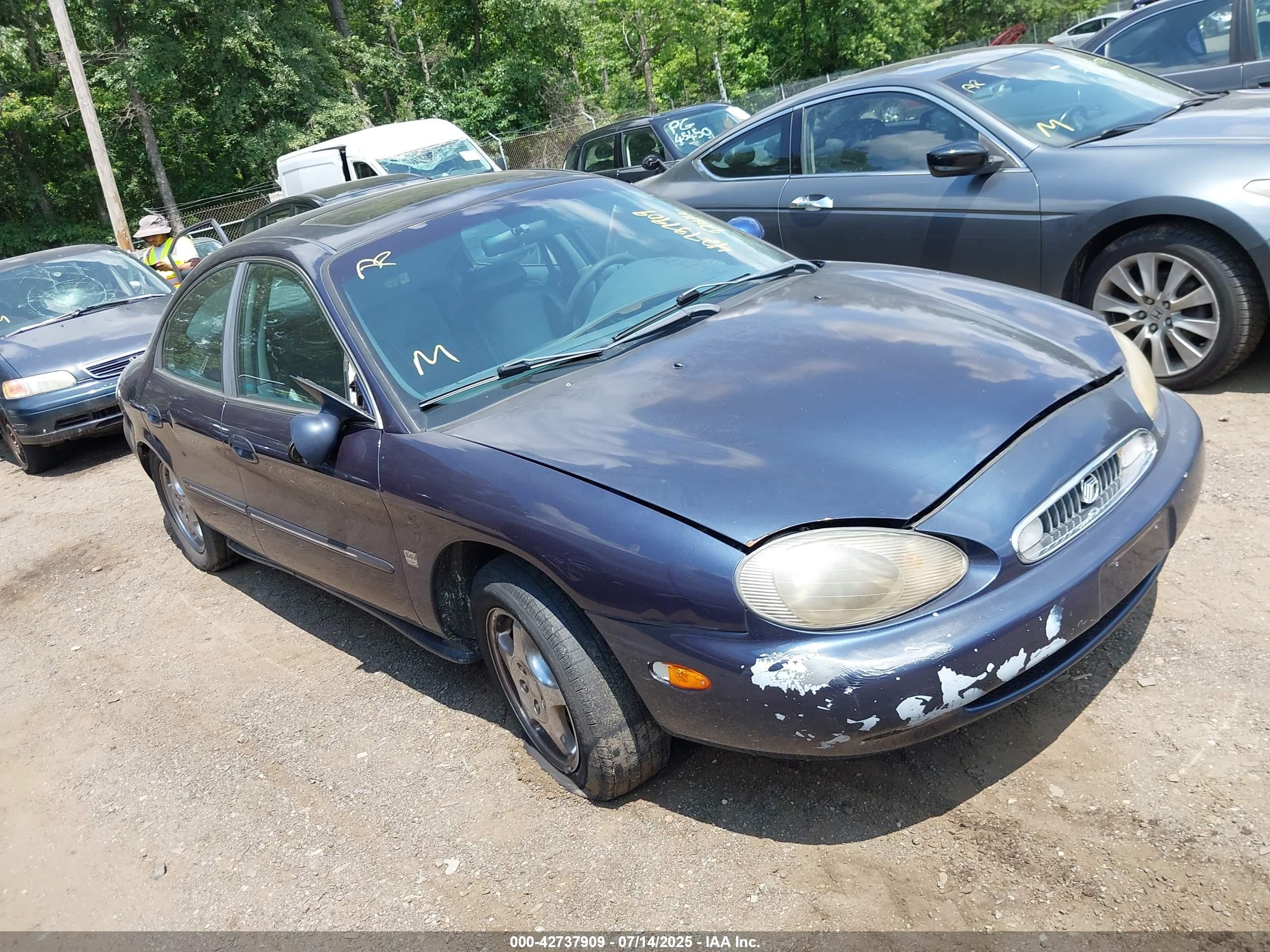 1998 Mercury Sable Ls Blue vin: 1MEFM53S2WA607804
