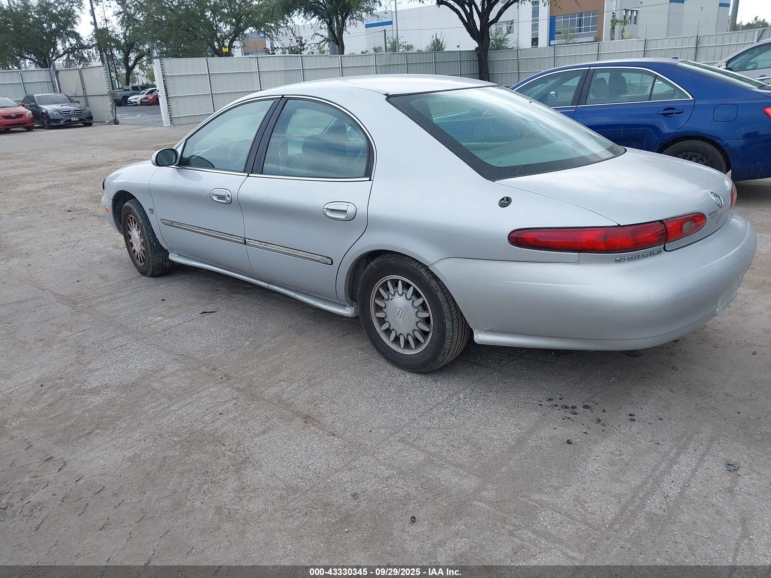 1998 Mercury Sable Ls Silver vin: 1MEFM53S2WA651267