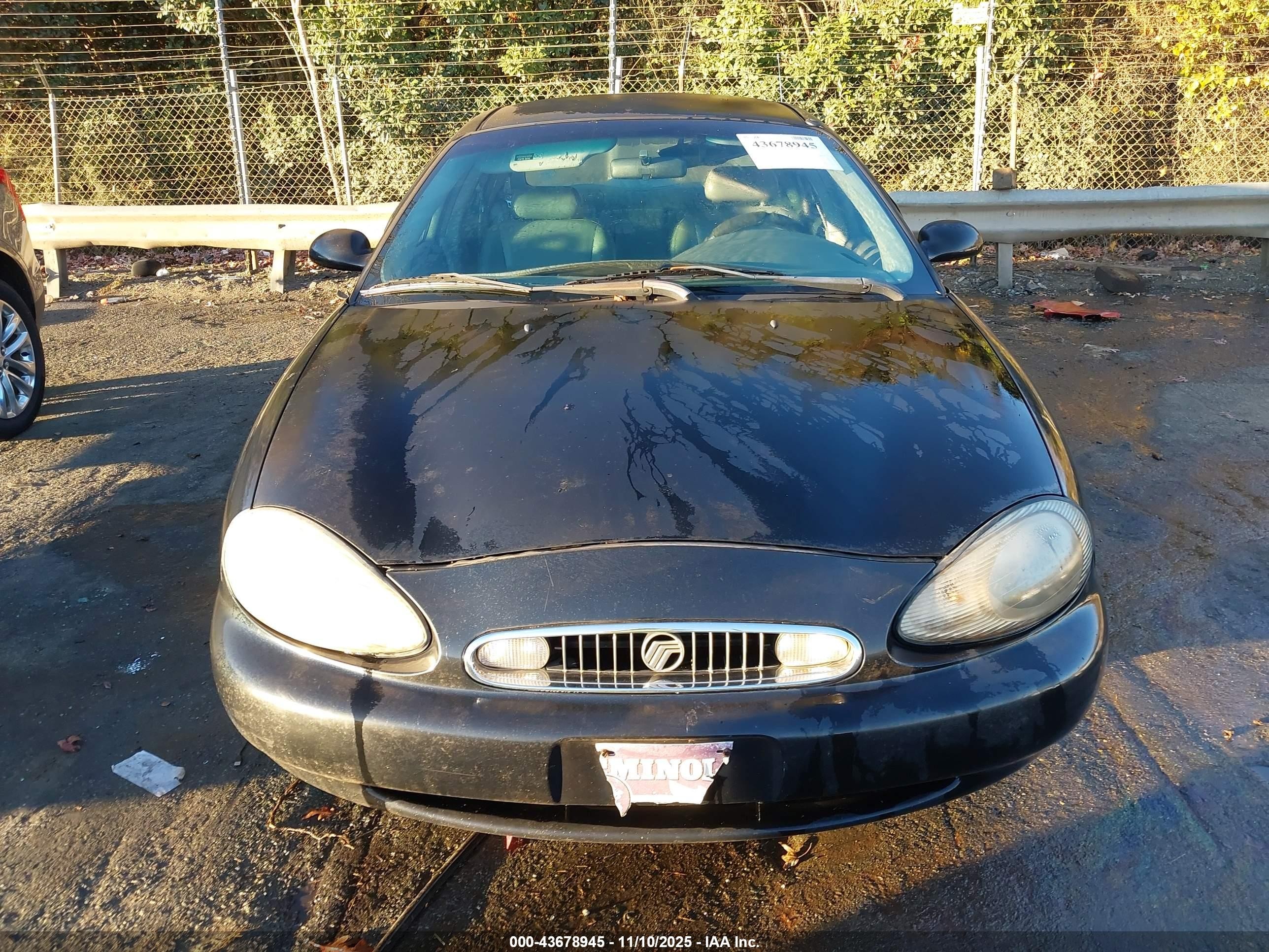 1998 Mercury Sable Ls Черный vin: 1MEFM53S3WA606743