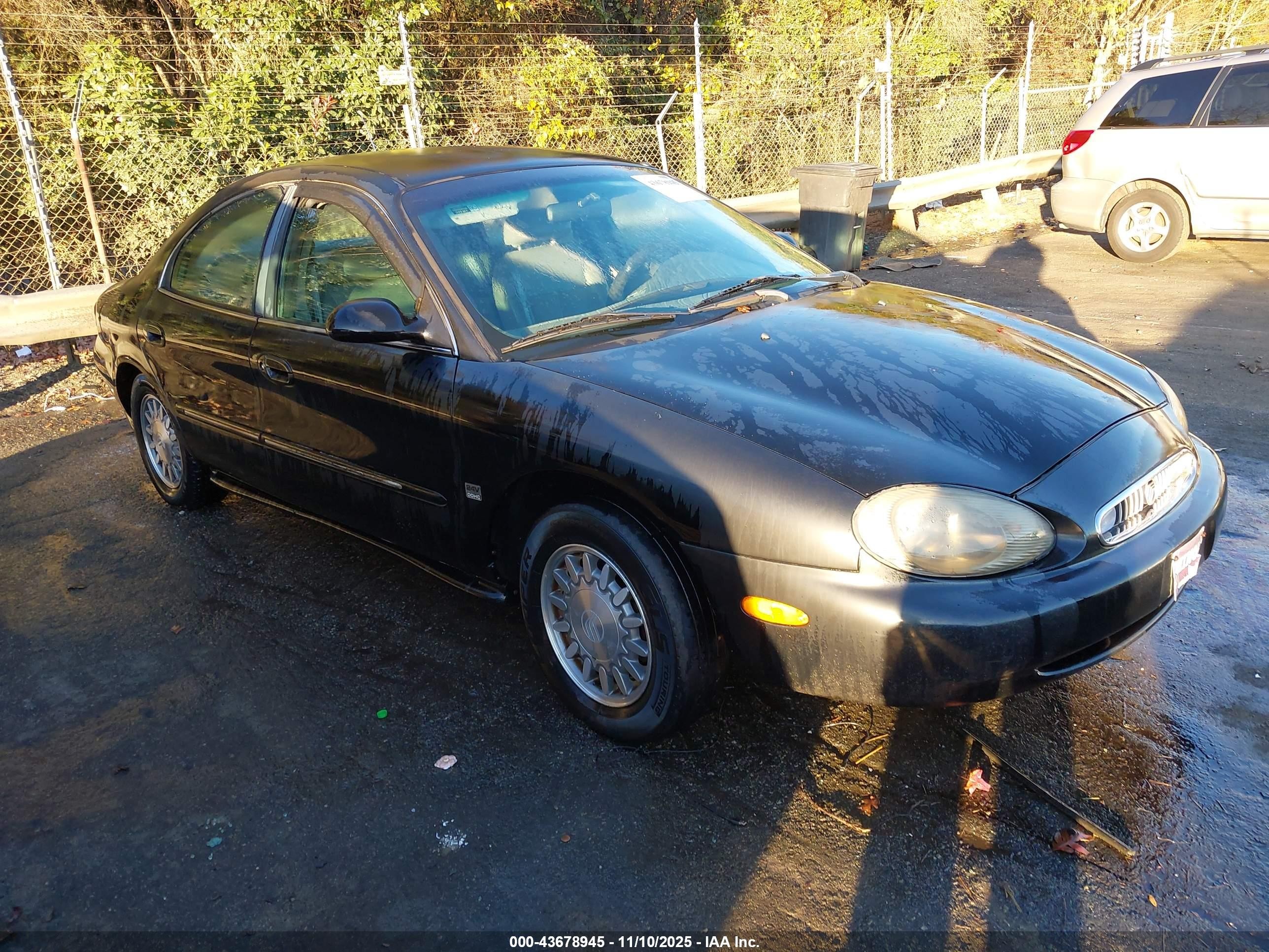 1998 Mercury Sable Ls Black vin: 1MEFM53S3WA606743