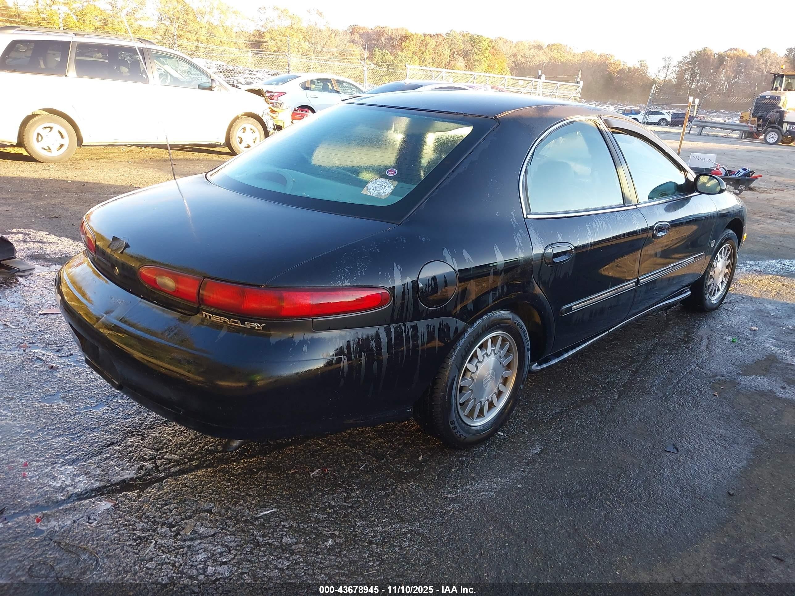 1998 Mercury Sable Ls Черный vin: 1MEFM53S3WA606743