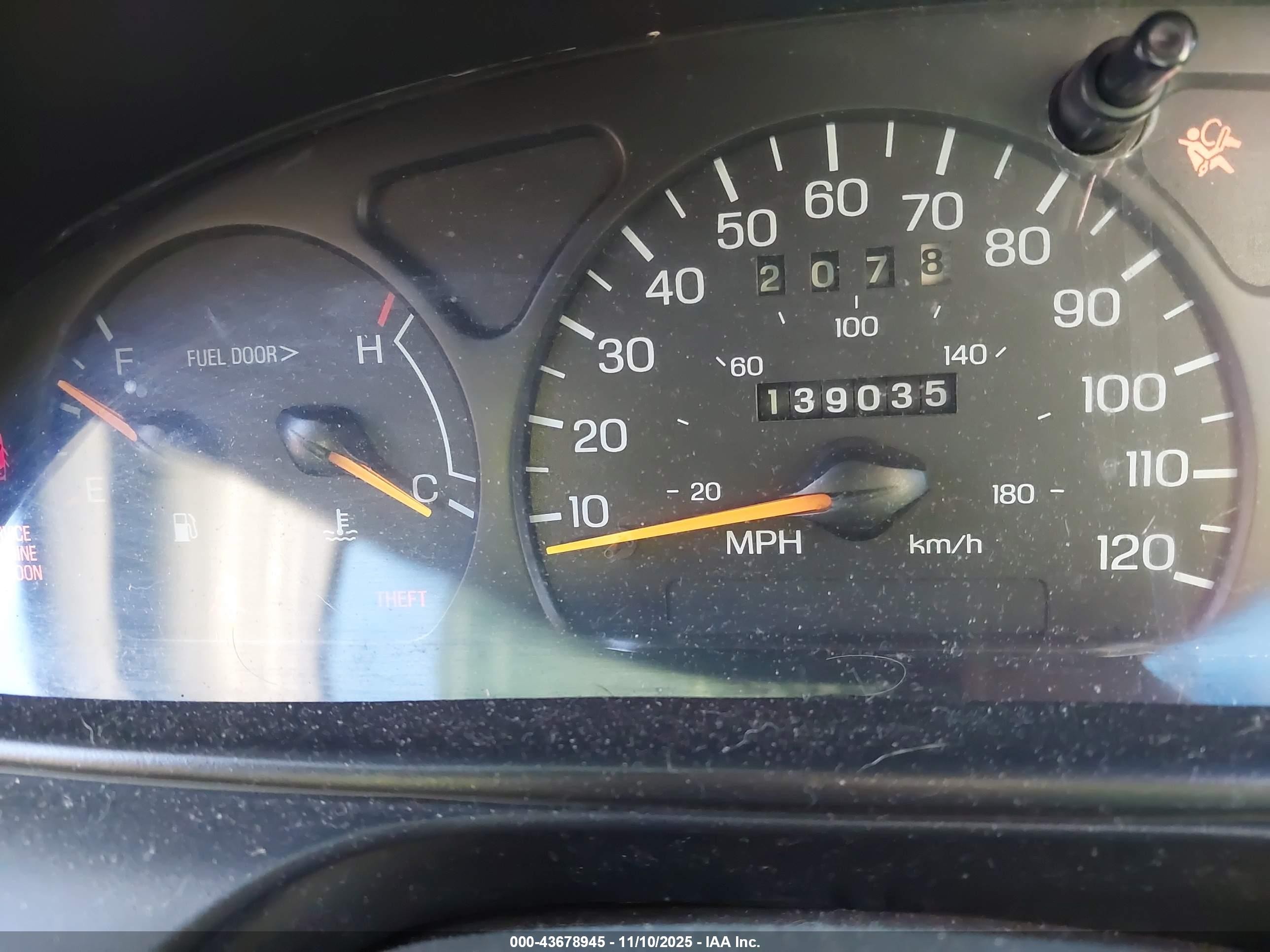 1998 Mercury Sable Ls Черный vin: 1MEFM53S3WA606743