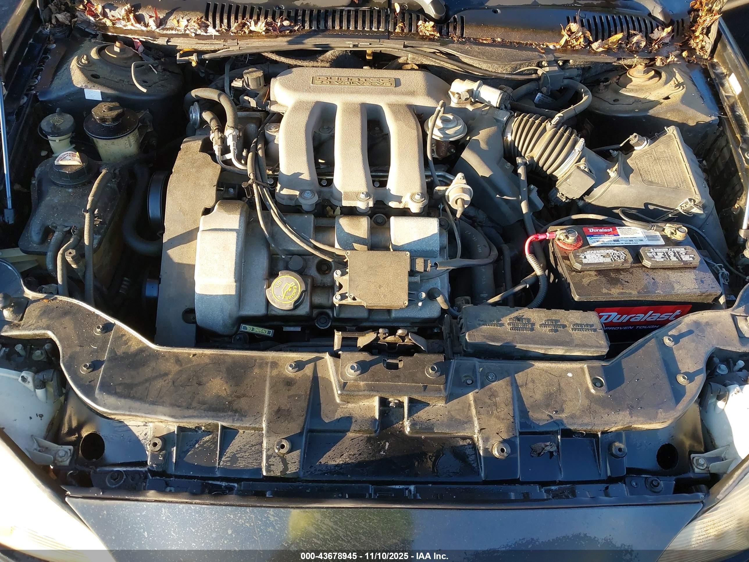 1998 Mercury Sable Ls Черный vin: 1MEFM53S3WA606743