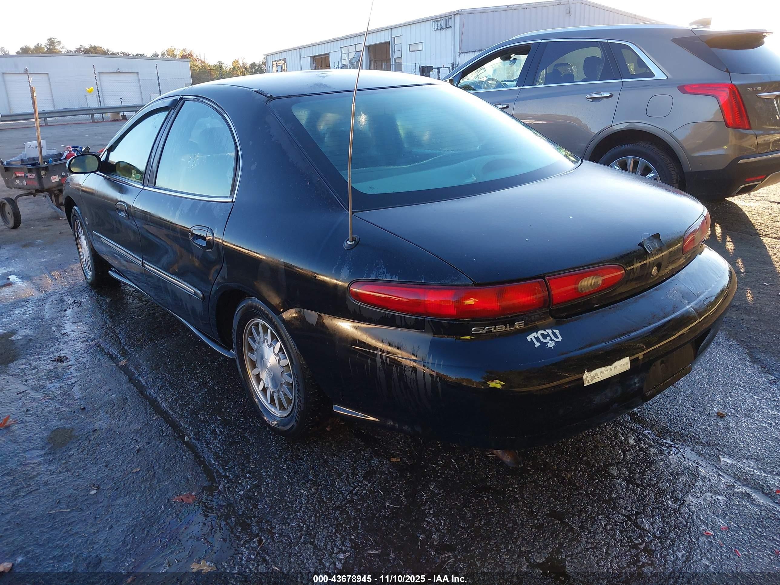 1998 Mercury Sable Ls Черный vin: 1MEFM53S3WA606743