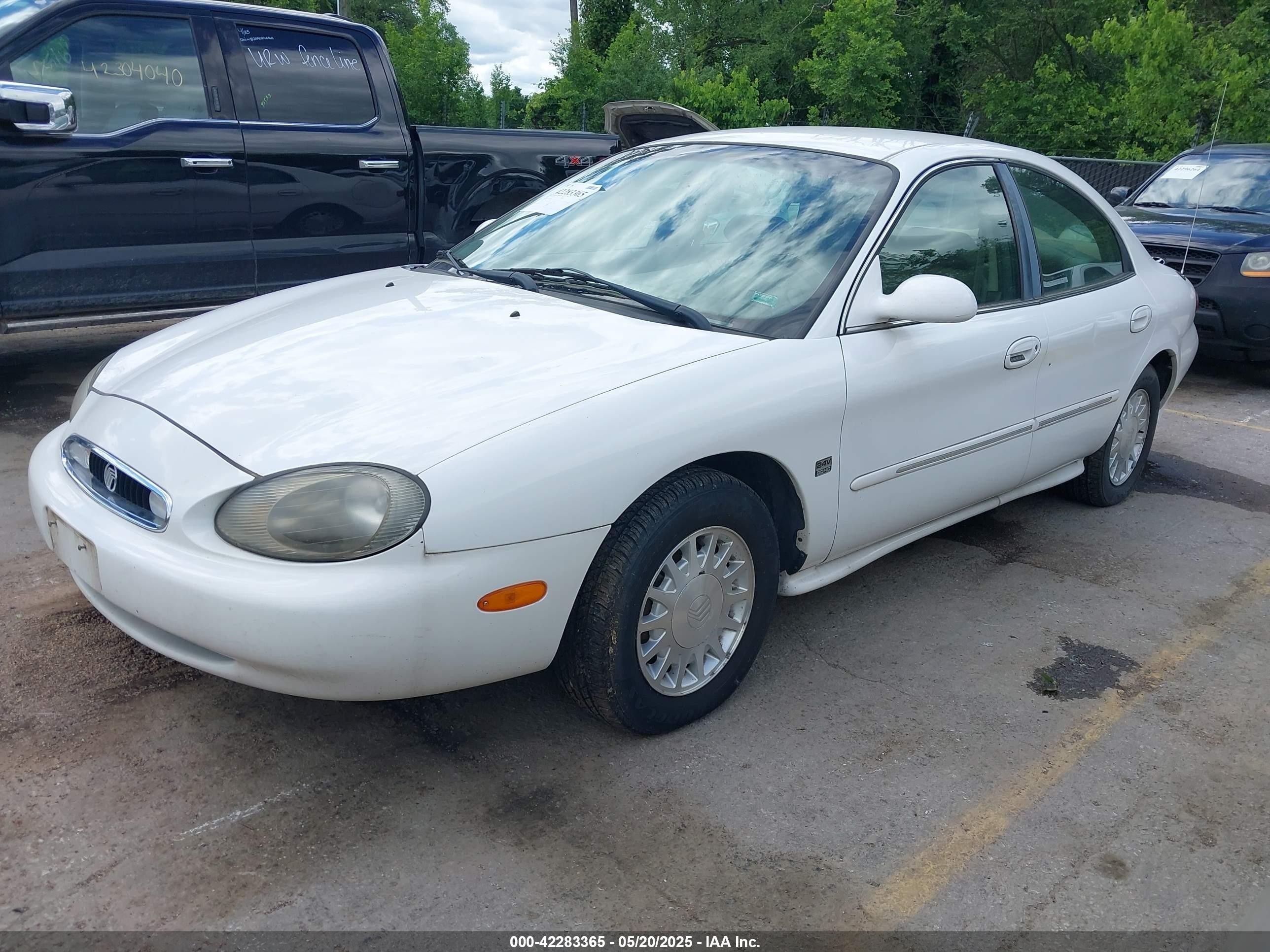 1999 Mercury Sable Ls Белый vin: 1MEFM53S3XG637697